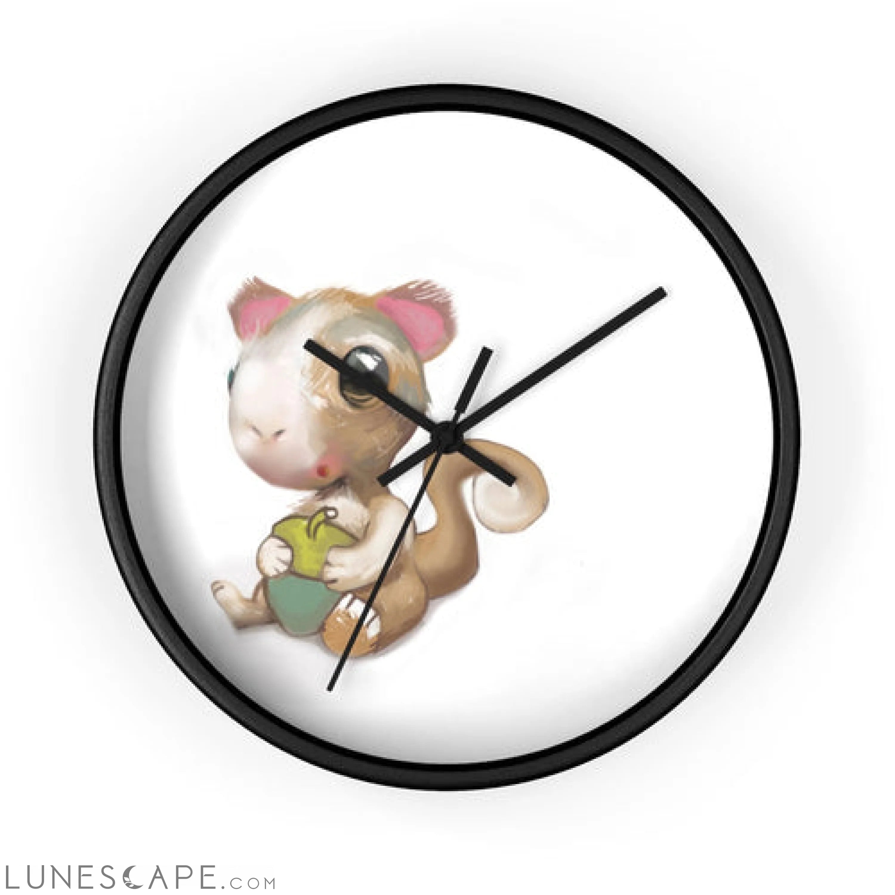 Squirrel Wall clock LUNESCAPE