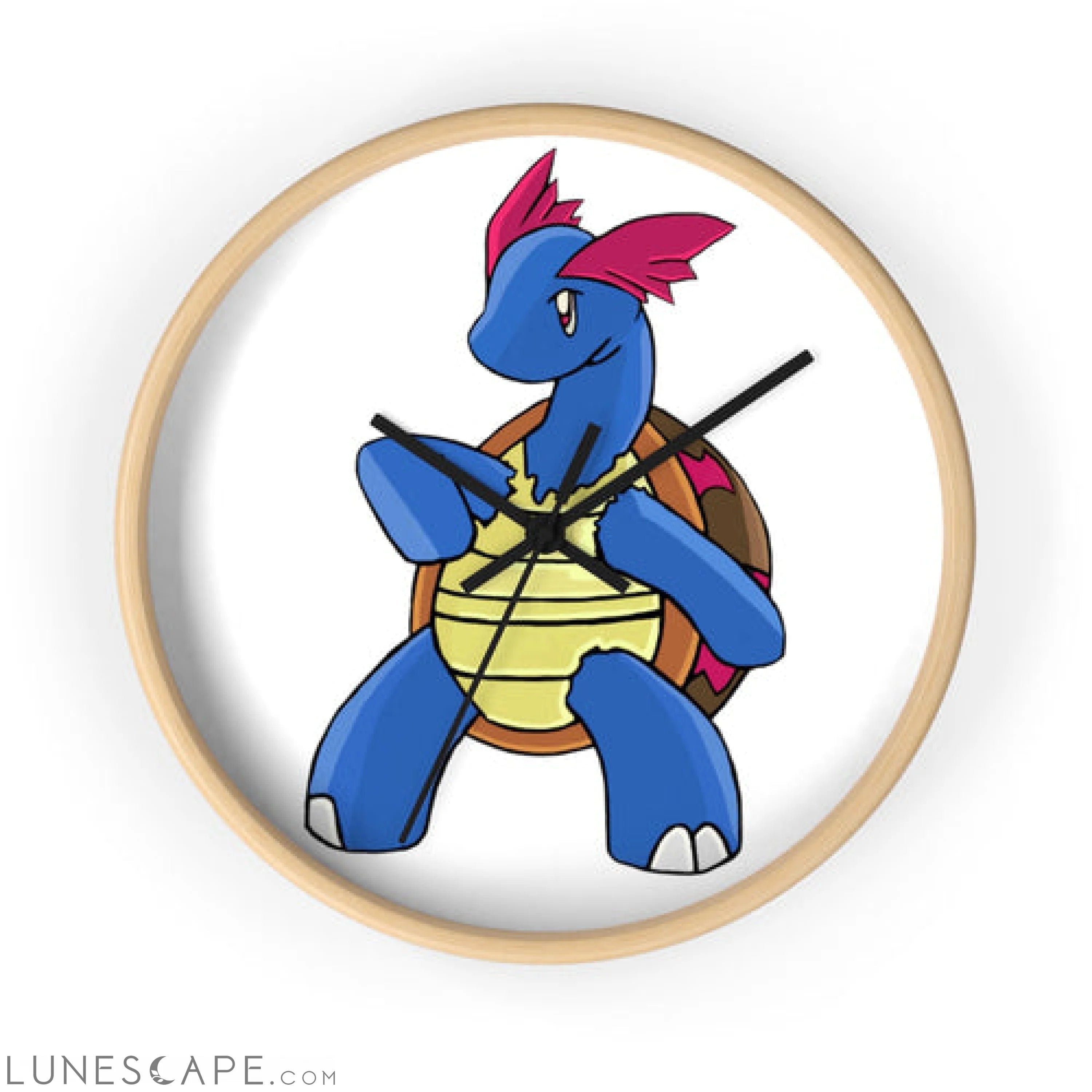 Squirtila Wall clock LUNESCAPE