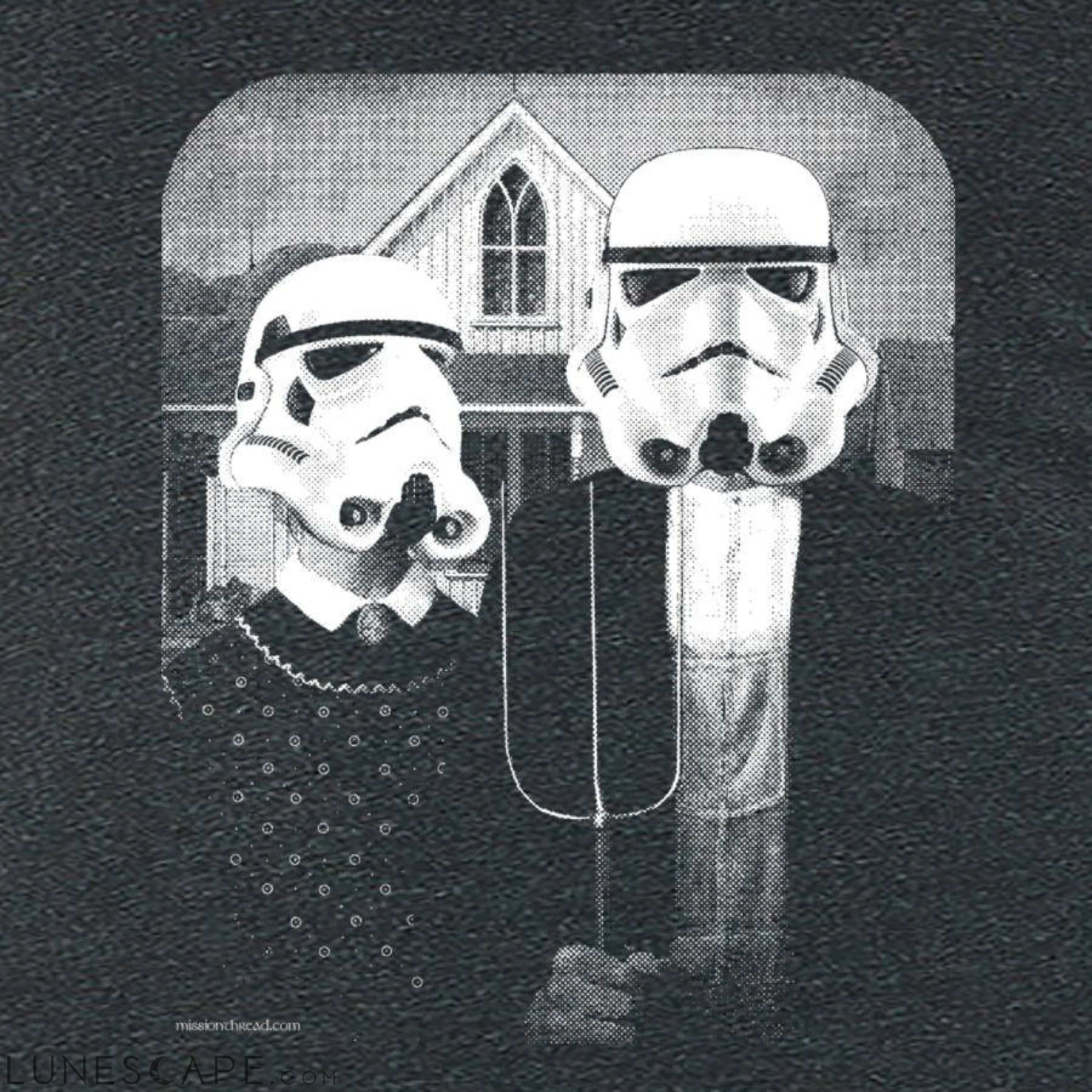 Star Wars American Gothic T-Shirt LUNESCAPE