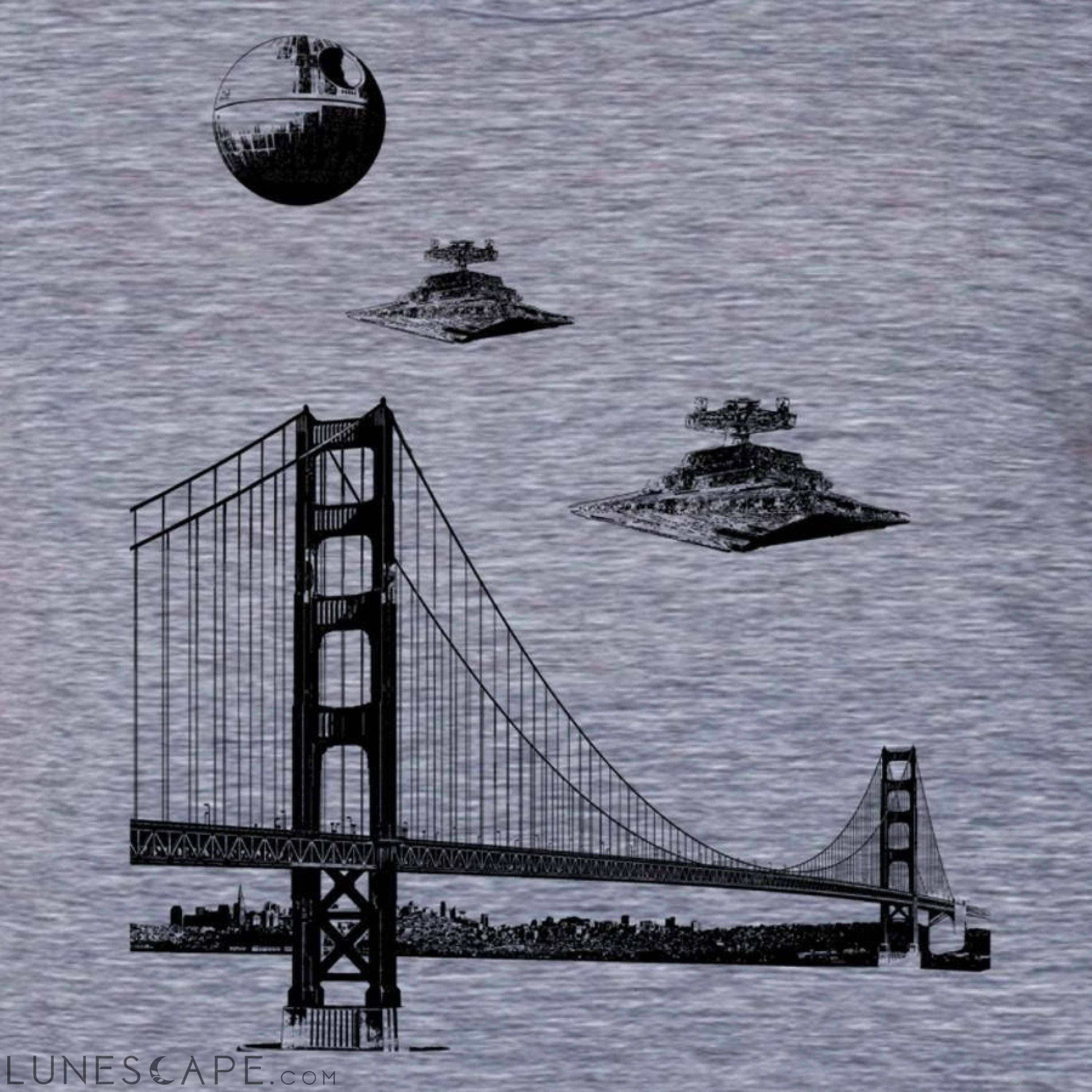 Star Wars Golden Gate Invasion Graphic Tee LUNESCAPE