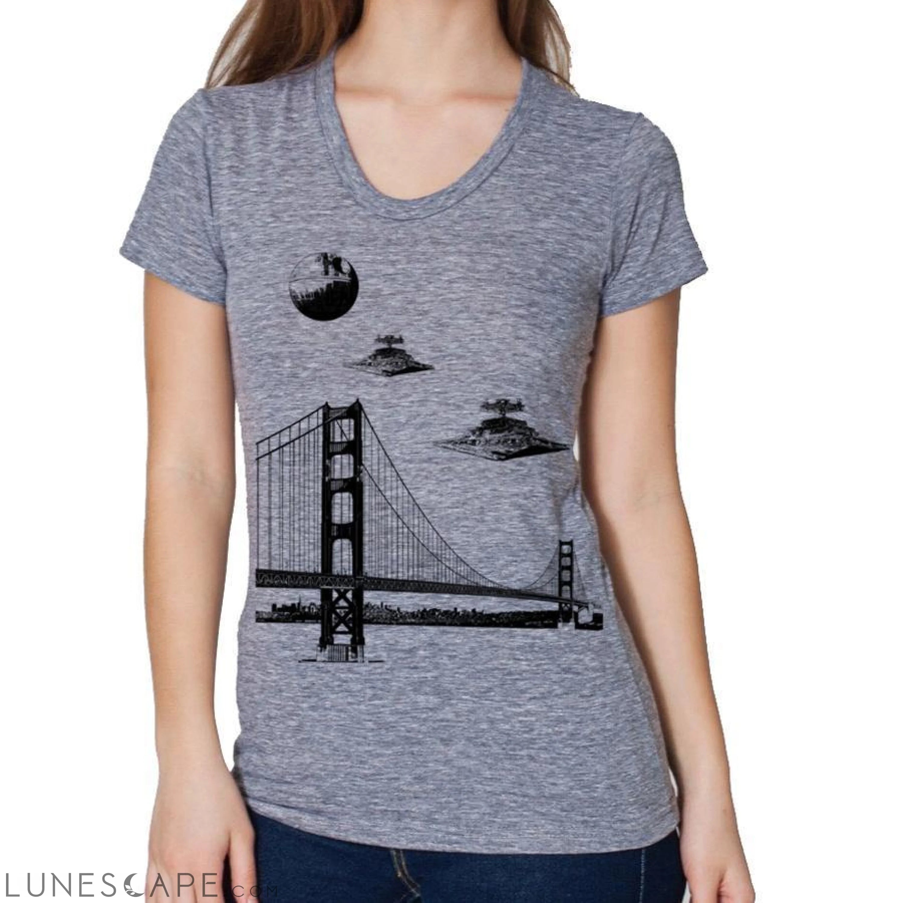 Star Wars Golden Gate Invasion Graphic Tee LUNESCAPE