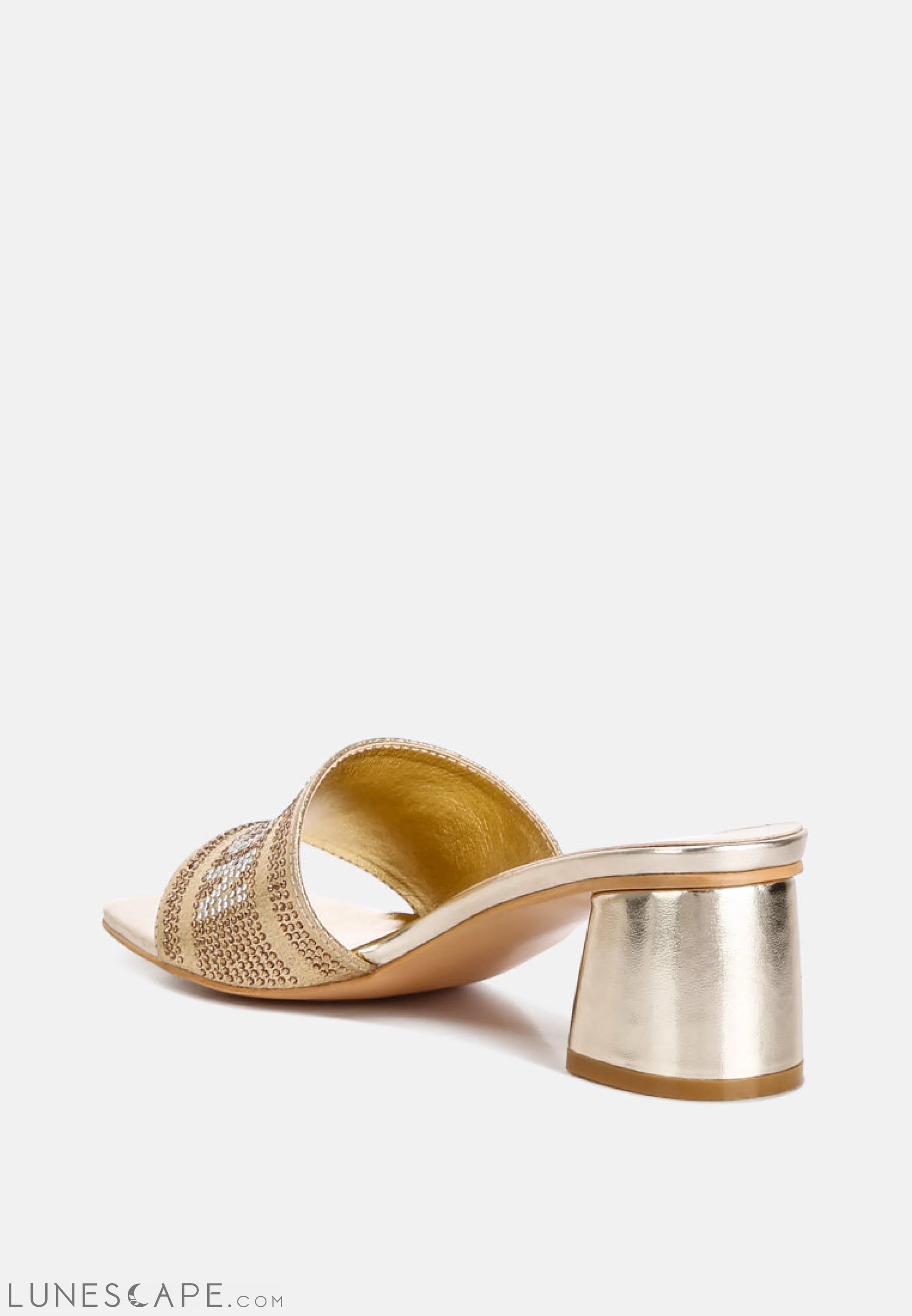 Starks Rhinestone Embellished London Sandals LUNESCAPE