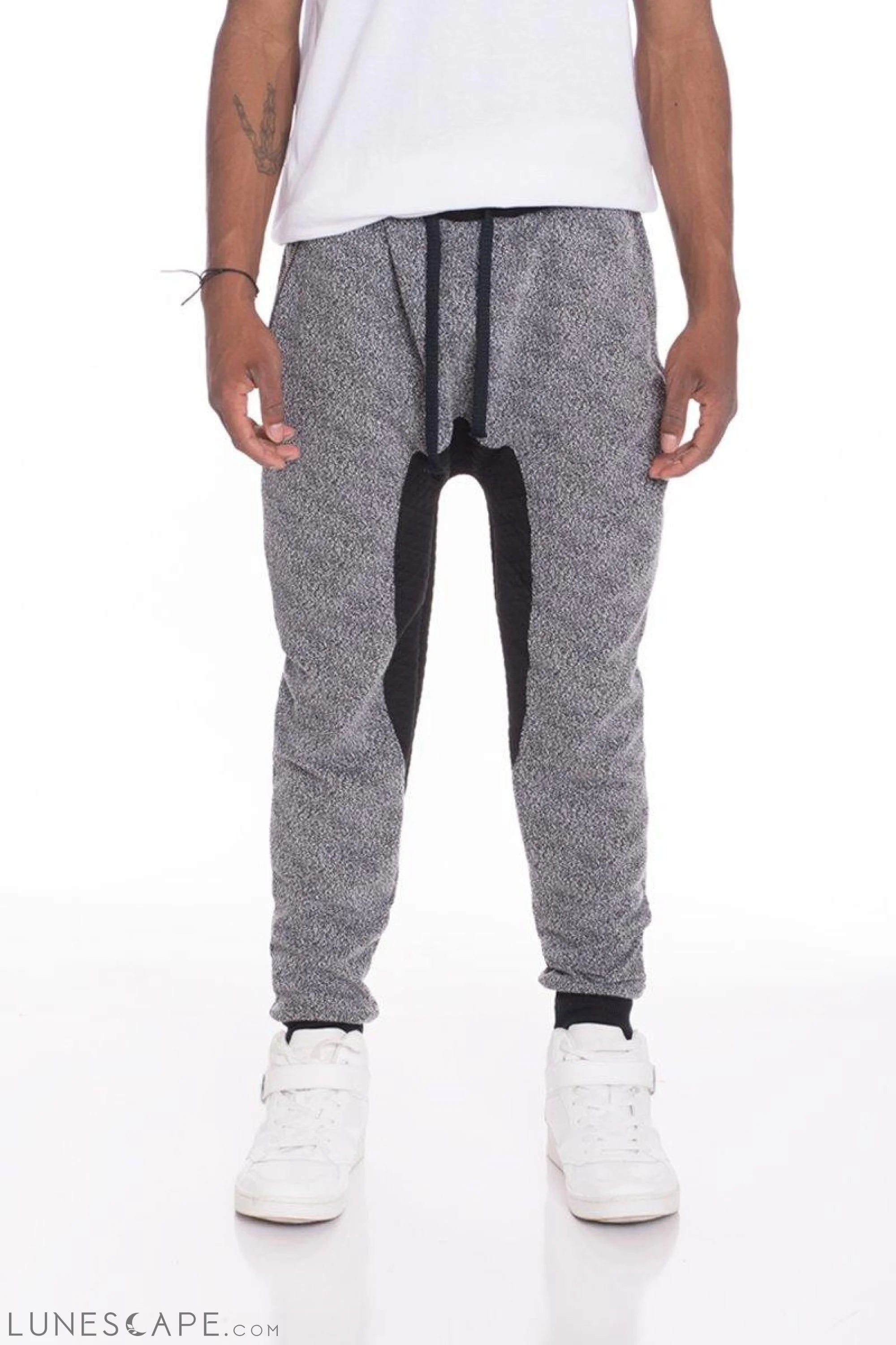 STATIC CONTRASTED JOGGERS - GREY LUNESCAPE
