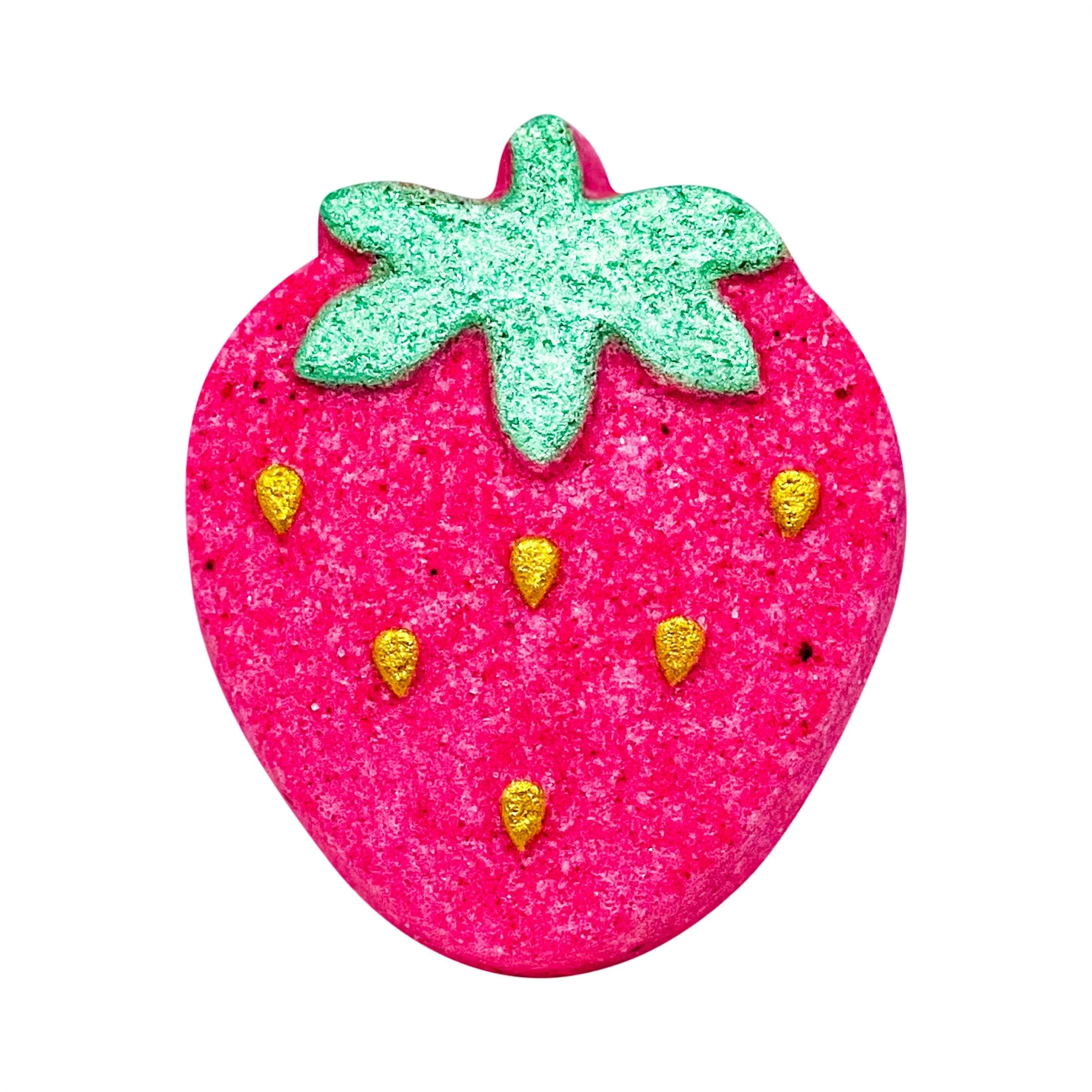 Strawberry Fields Strawberry Spring Bath Bomb-Strawberry Patch Scent LUNESCAPE