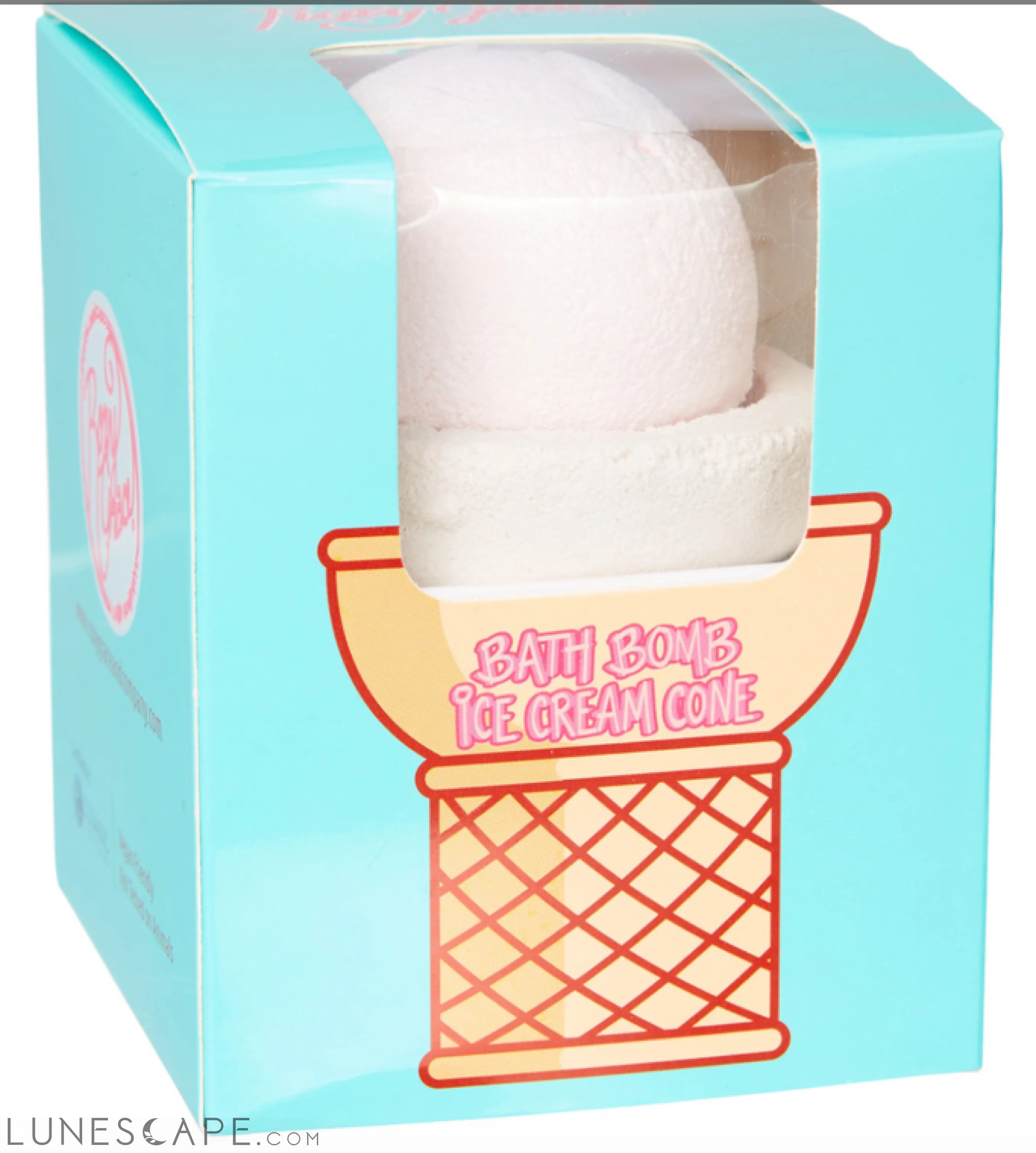 Strawberry Ice Cream Cone Bath Bomb LUNESCAPE