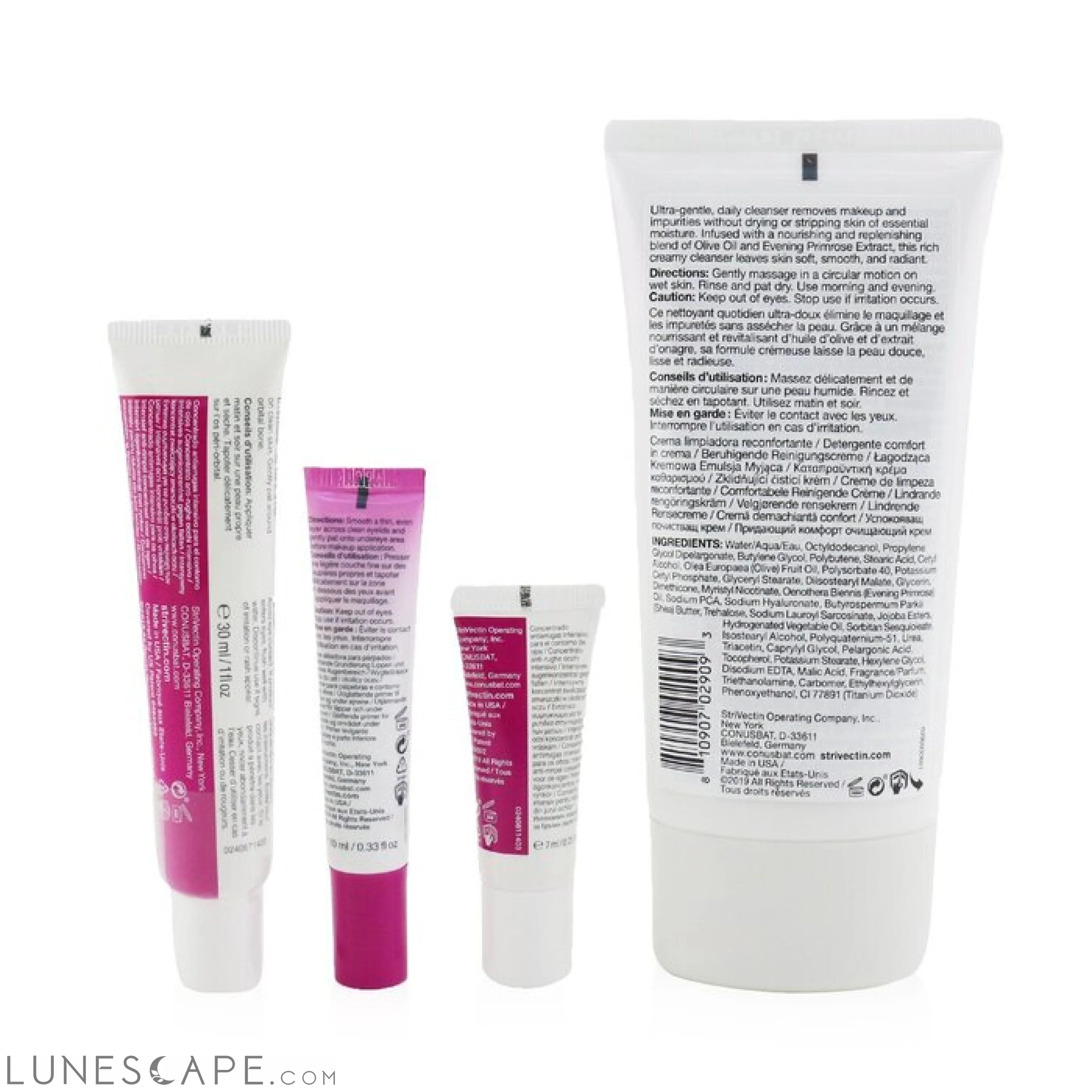 STRIVECTIN - Skin Transforming Trio:  Cleanser + Eye Concentrate + Eyes Primer LUNESCAPE