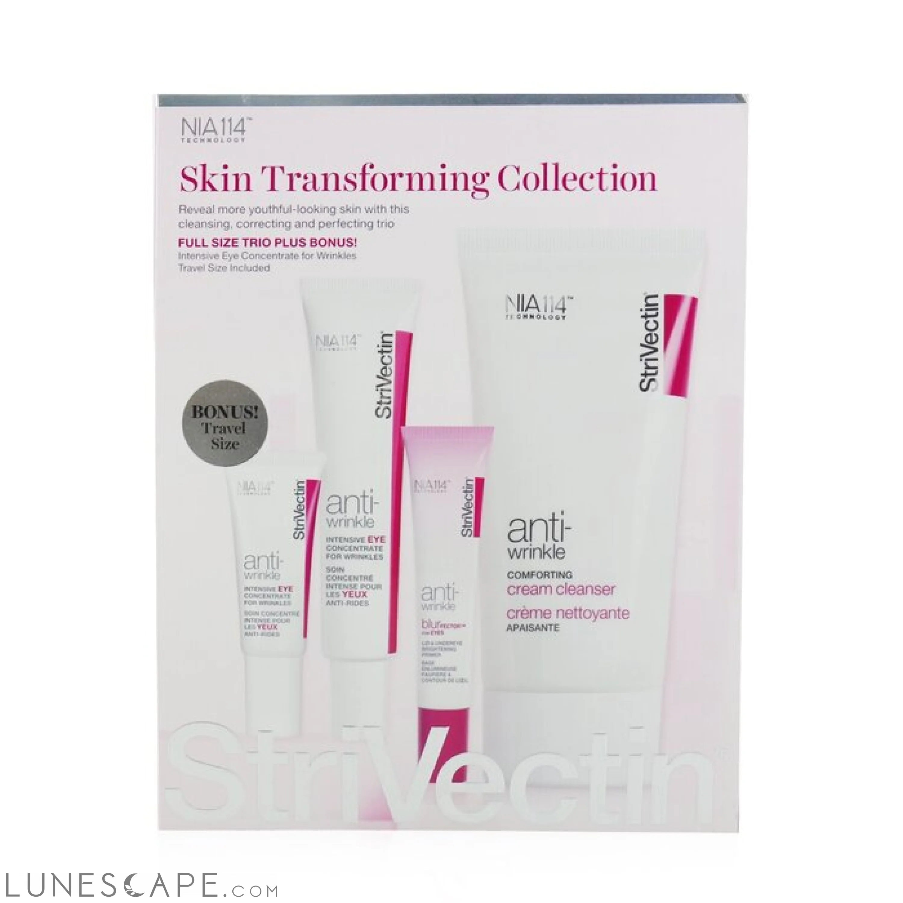 STRIVECTIN - Skin Transforming Trio:  Cleanser + Eye Concentrate + Eyes Primer LUNESCAPE