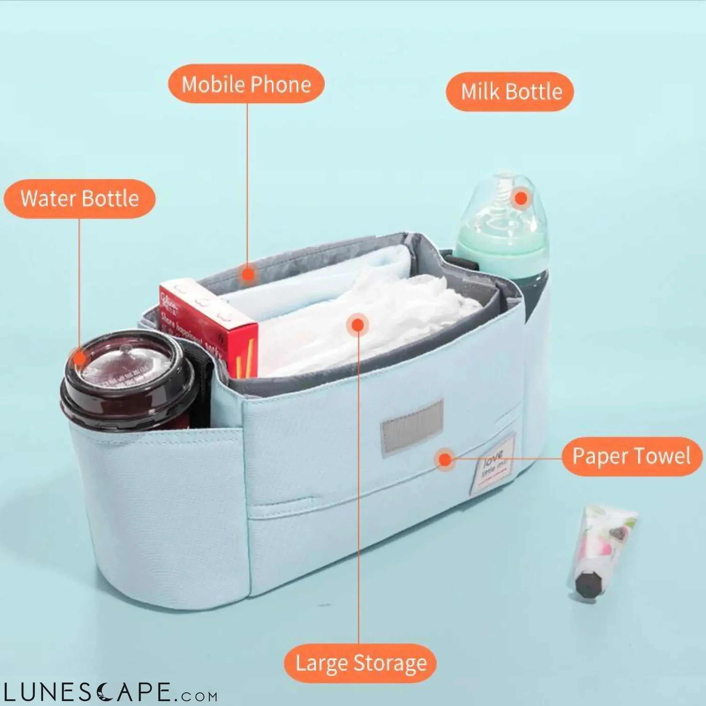 Stroller Organizer Diaper Bag LUNESCAPE