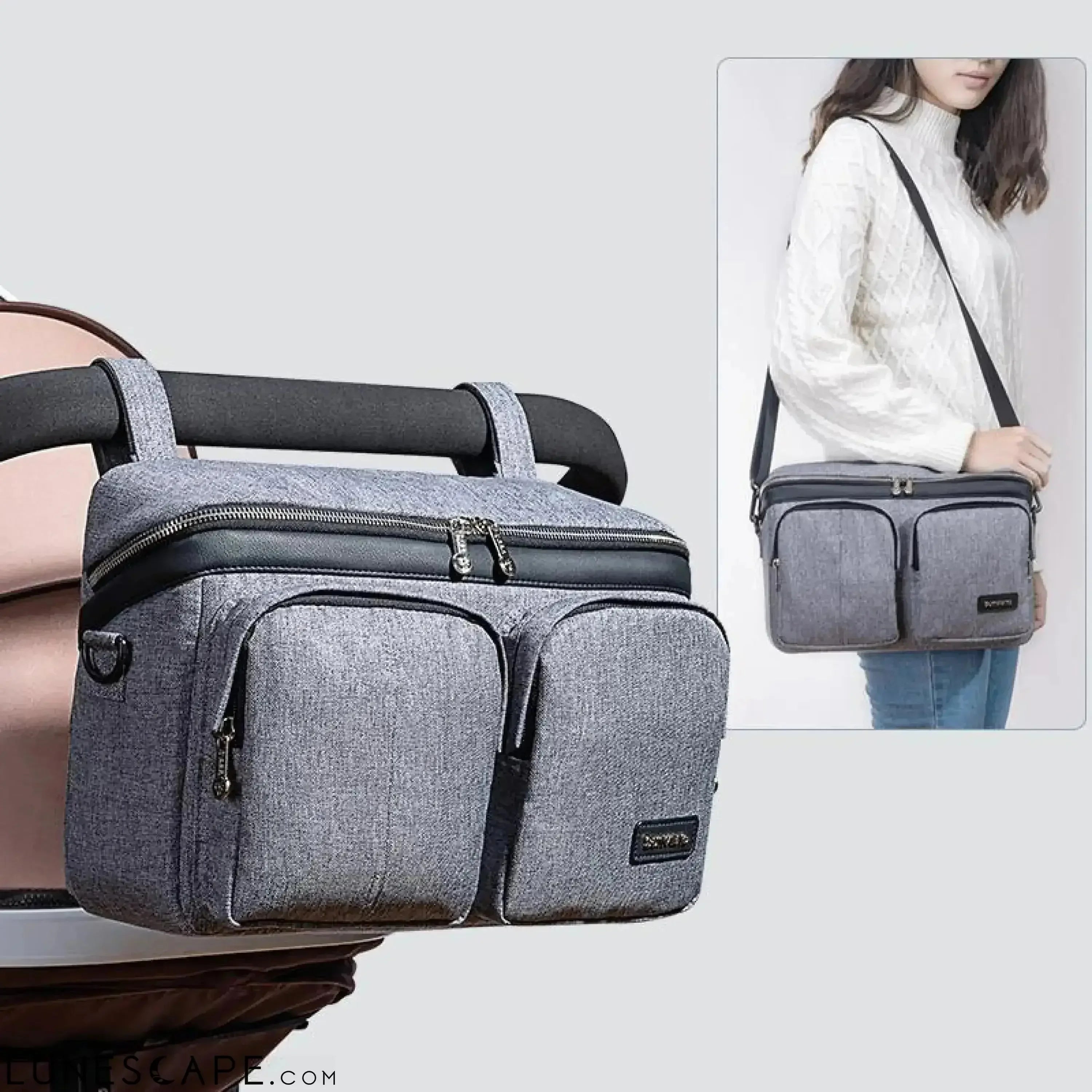 Stroller Organizer Pram Buggy Cart Bottle Bag LUNESCAPE