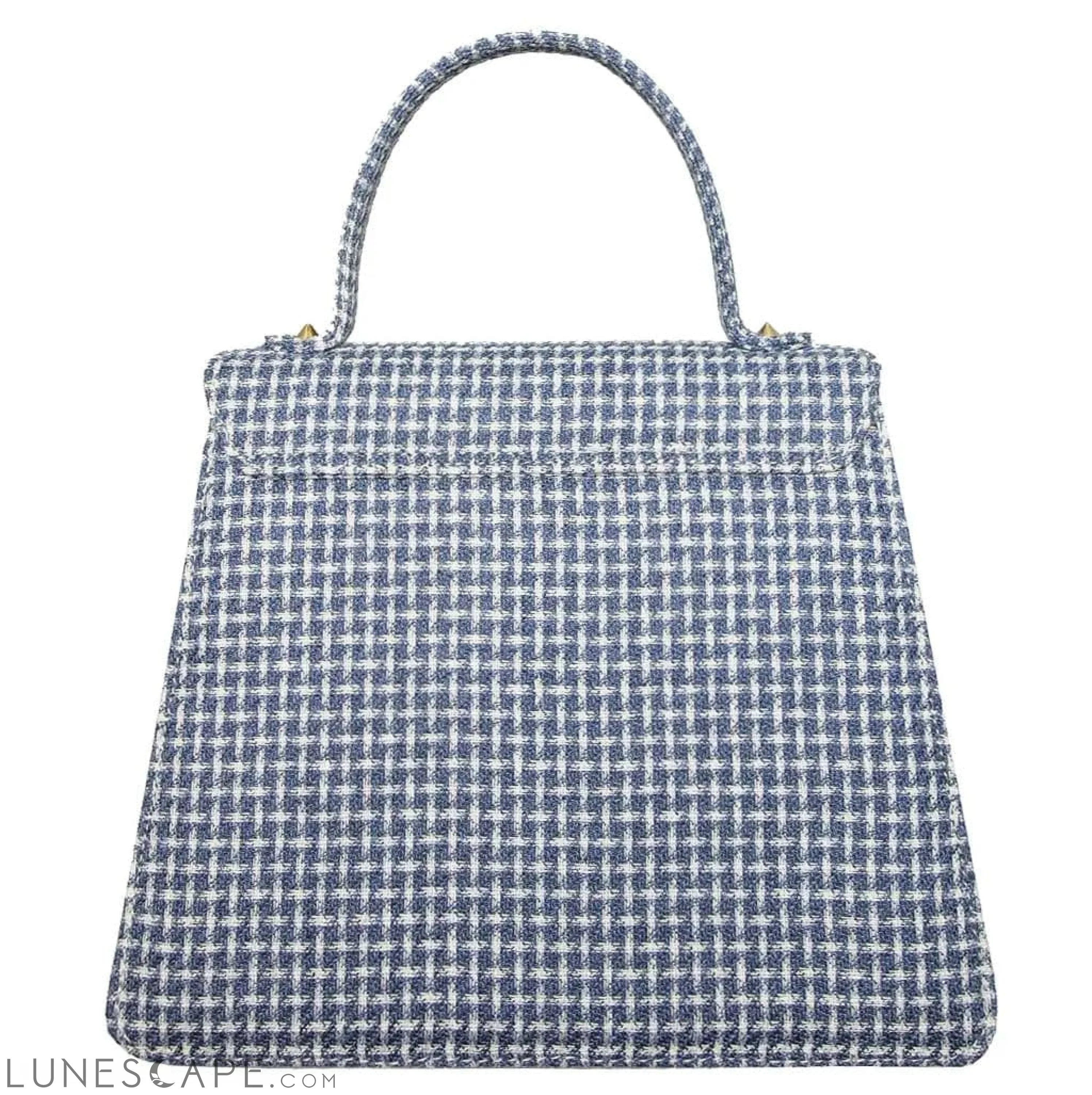 Structured Wool Top-Handle Bag LUNESCAPE