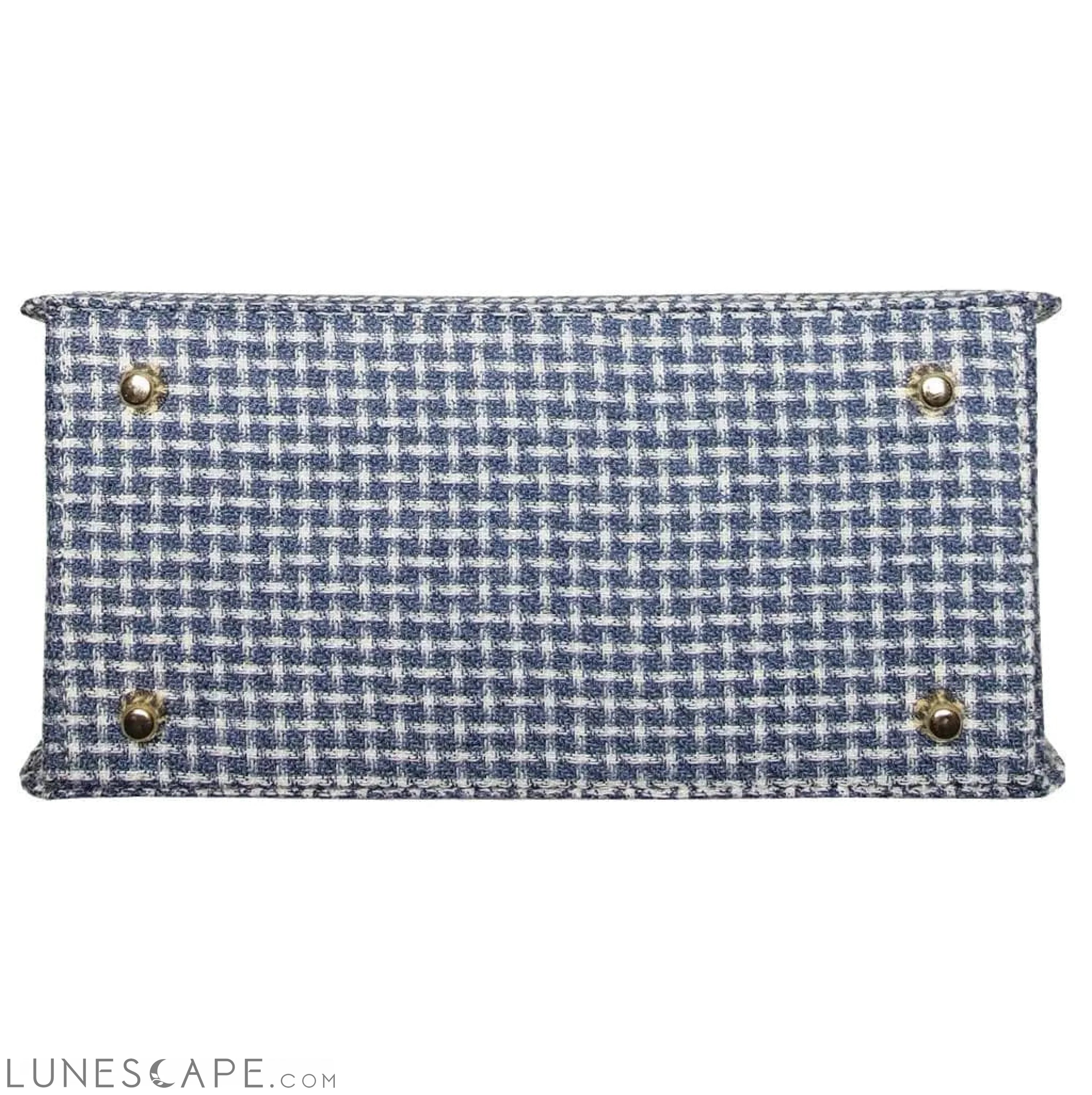 Structured Wool Top-Handle Bag LUNESCAPE