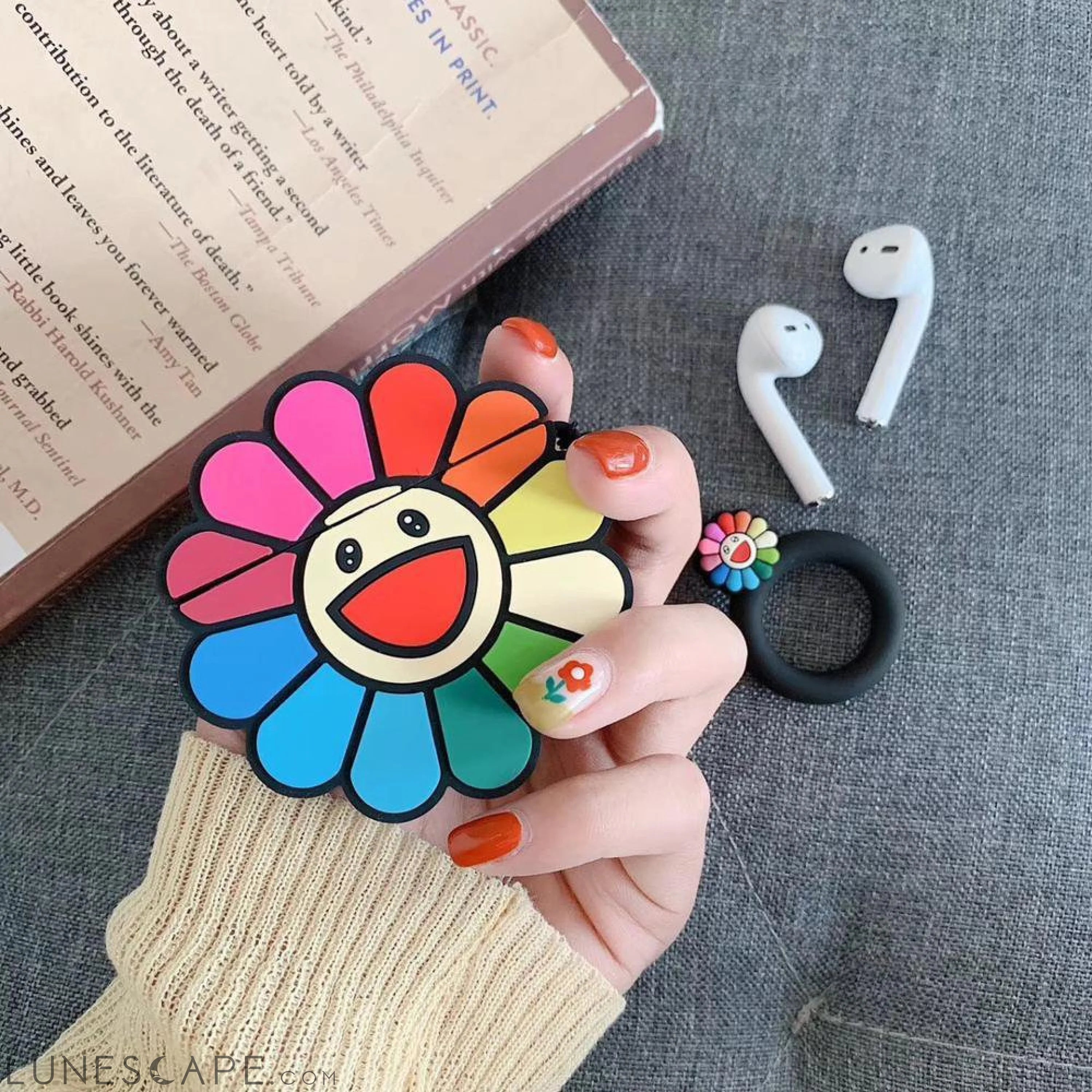 Sunflower Apple AirPods Case LUNESCAPE