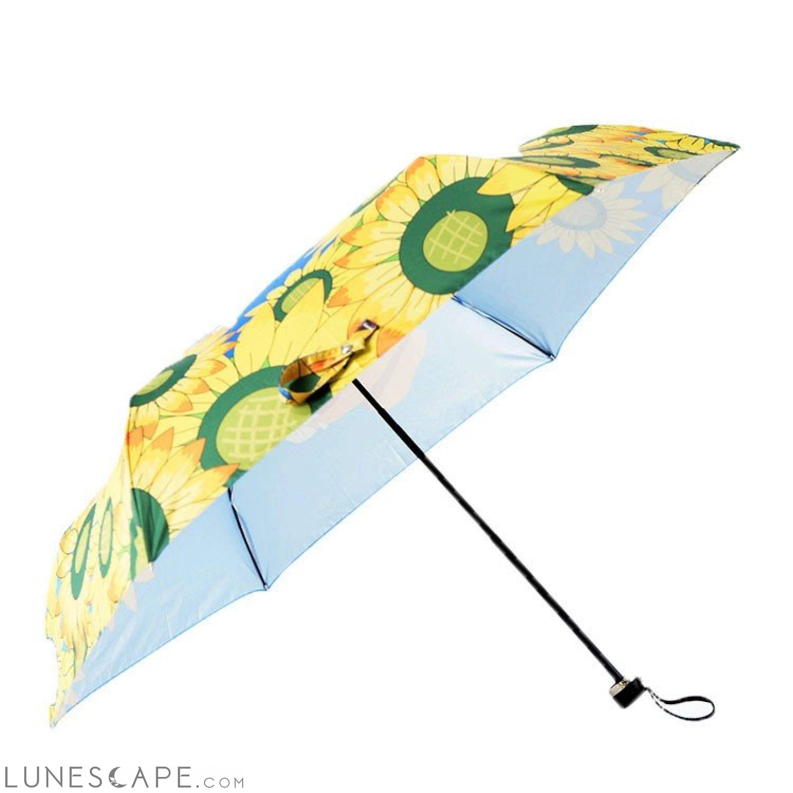 Sunflower Girl Sunny Umbrella LUNESCAPE