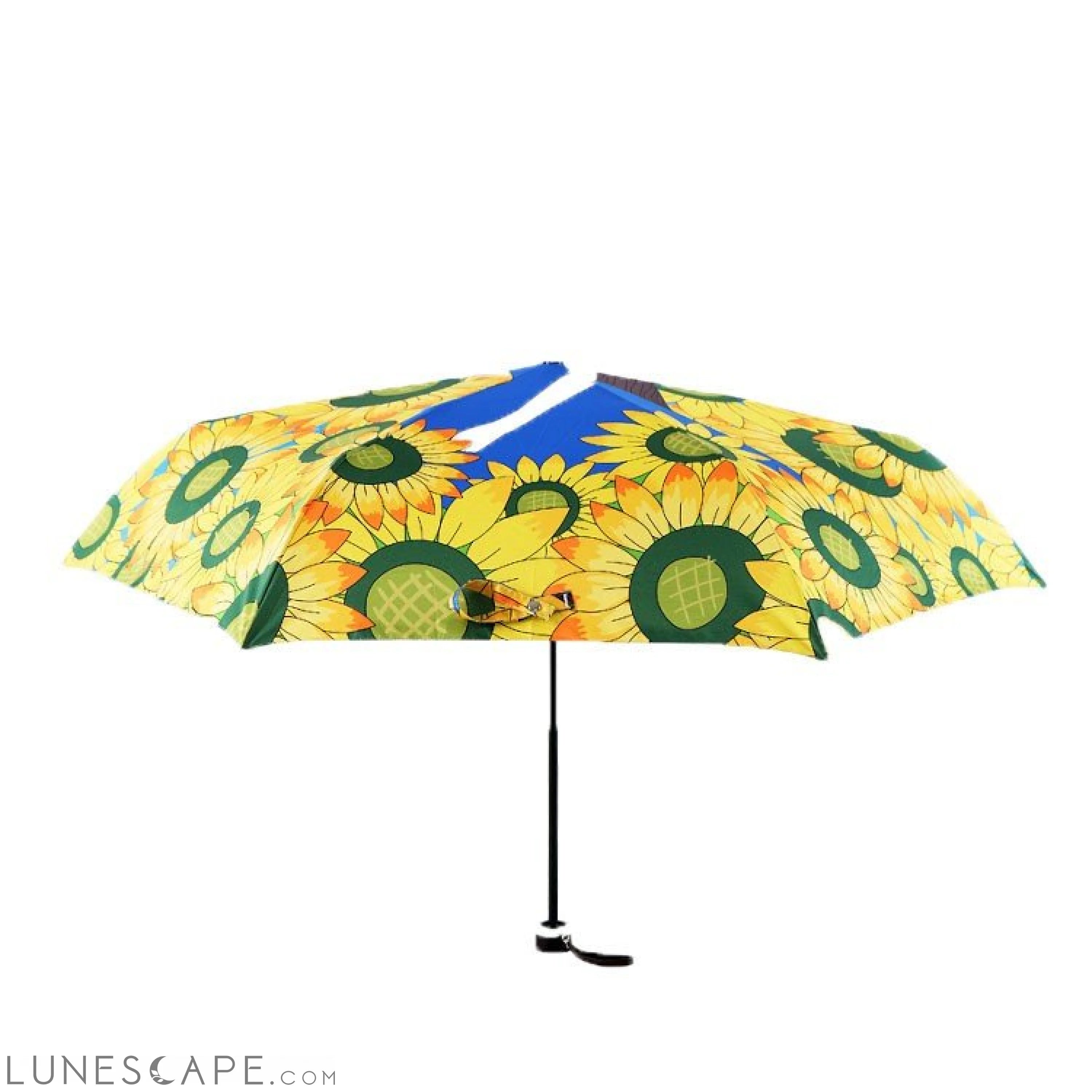 Sunflower Girl Sunny Umbrella LUNESCAPE