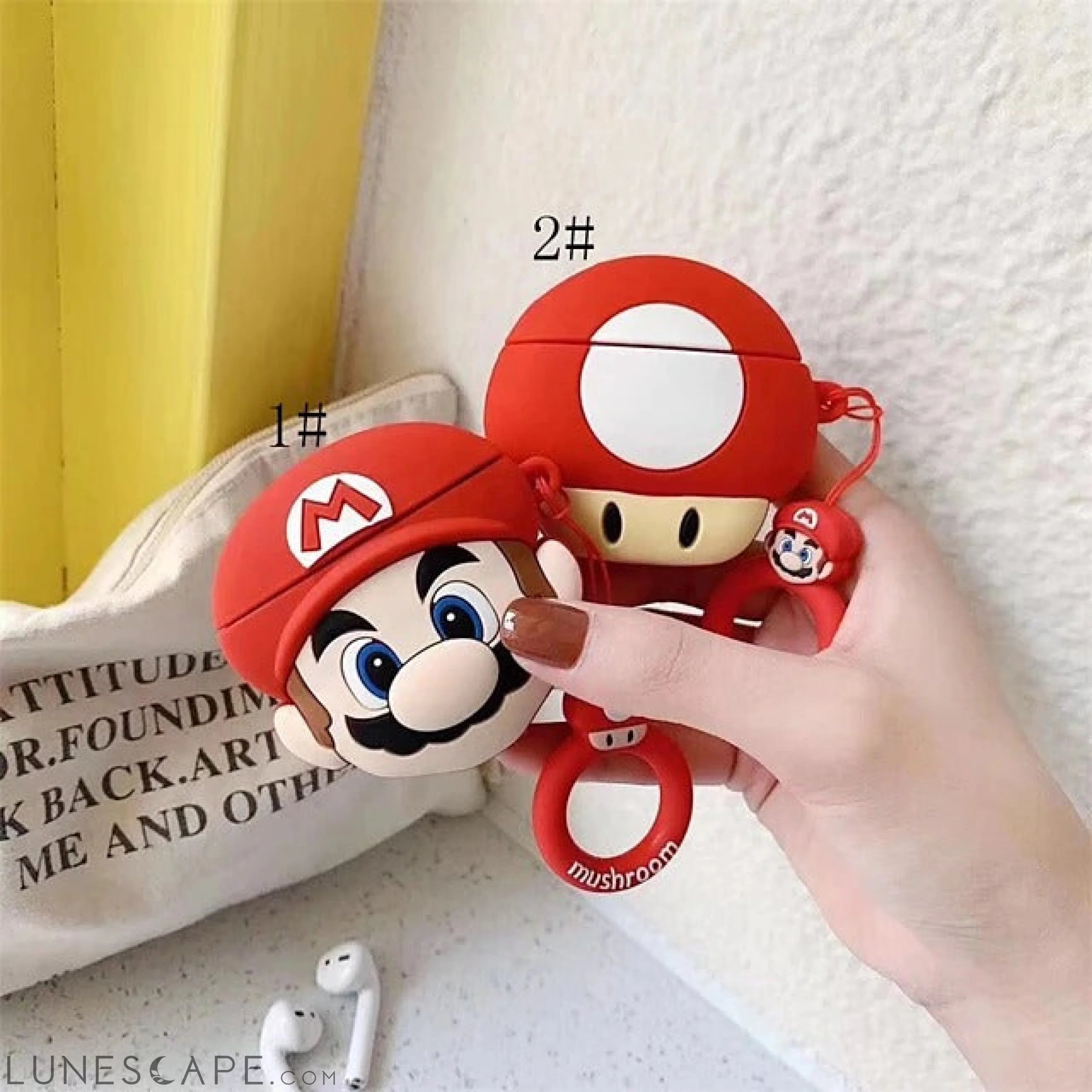 Super Mario AirPods Case LUNESCAPE