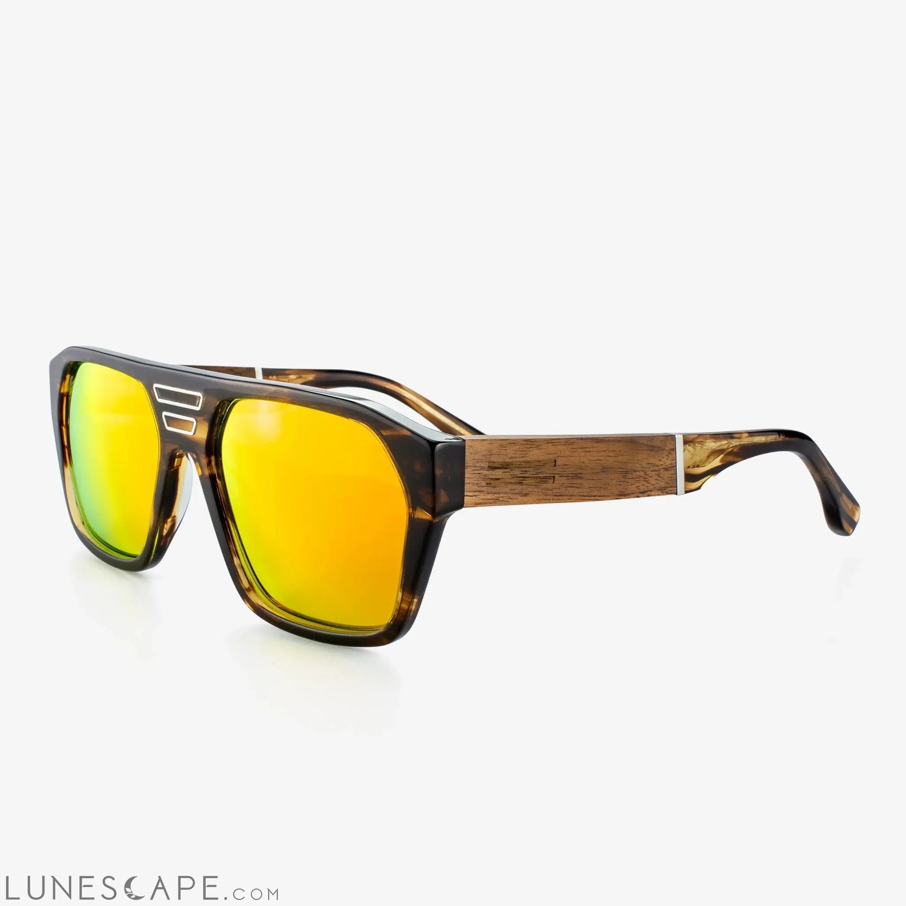 Surfside - Wood Sunglasses LUNESCAPE