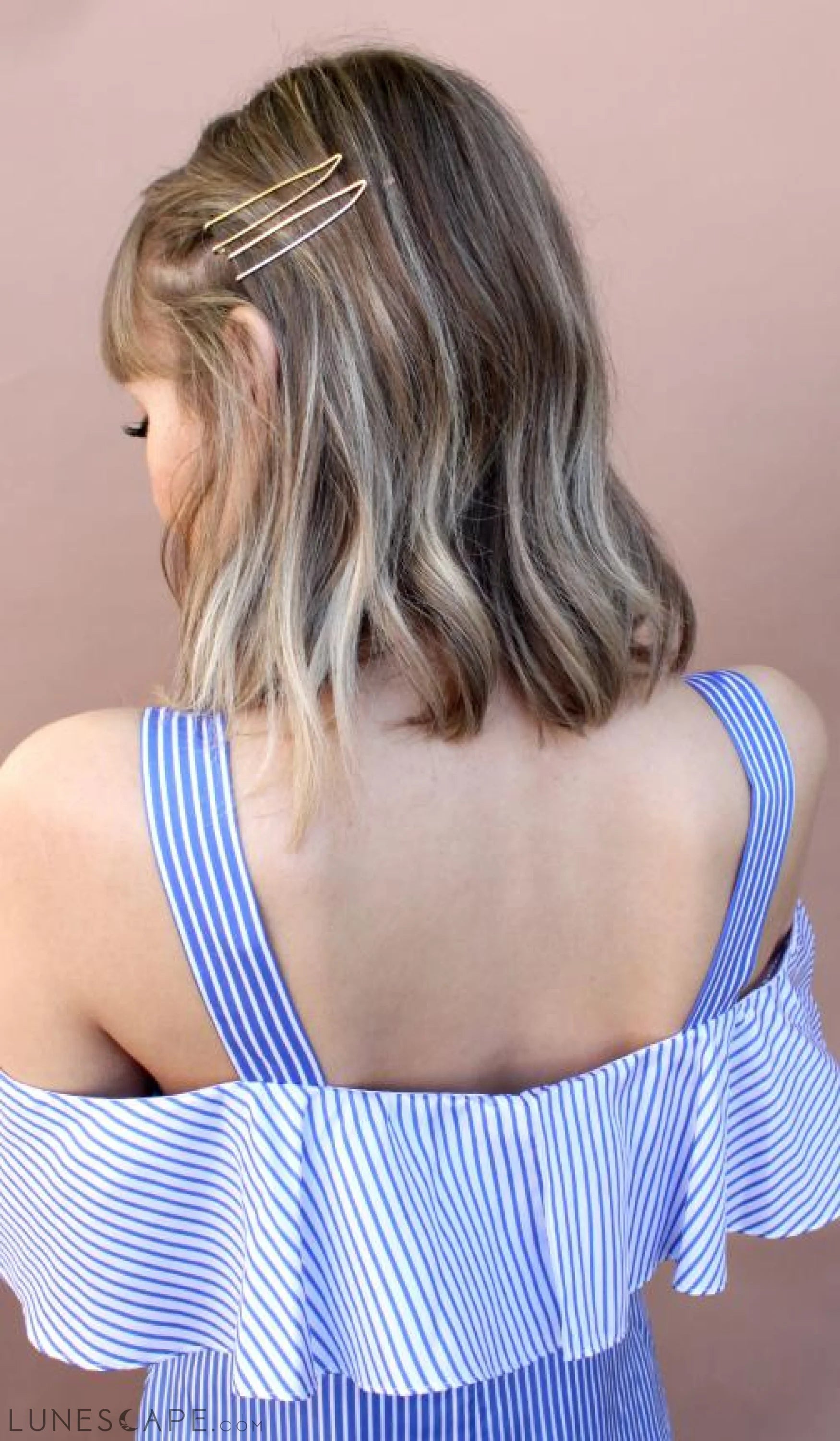 Switchback Hair Bobbies  |  Eucalyptus LUNESCAPE