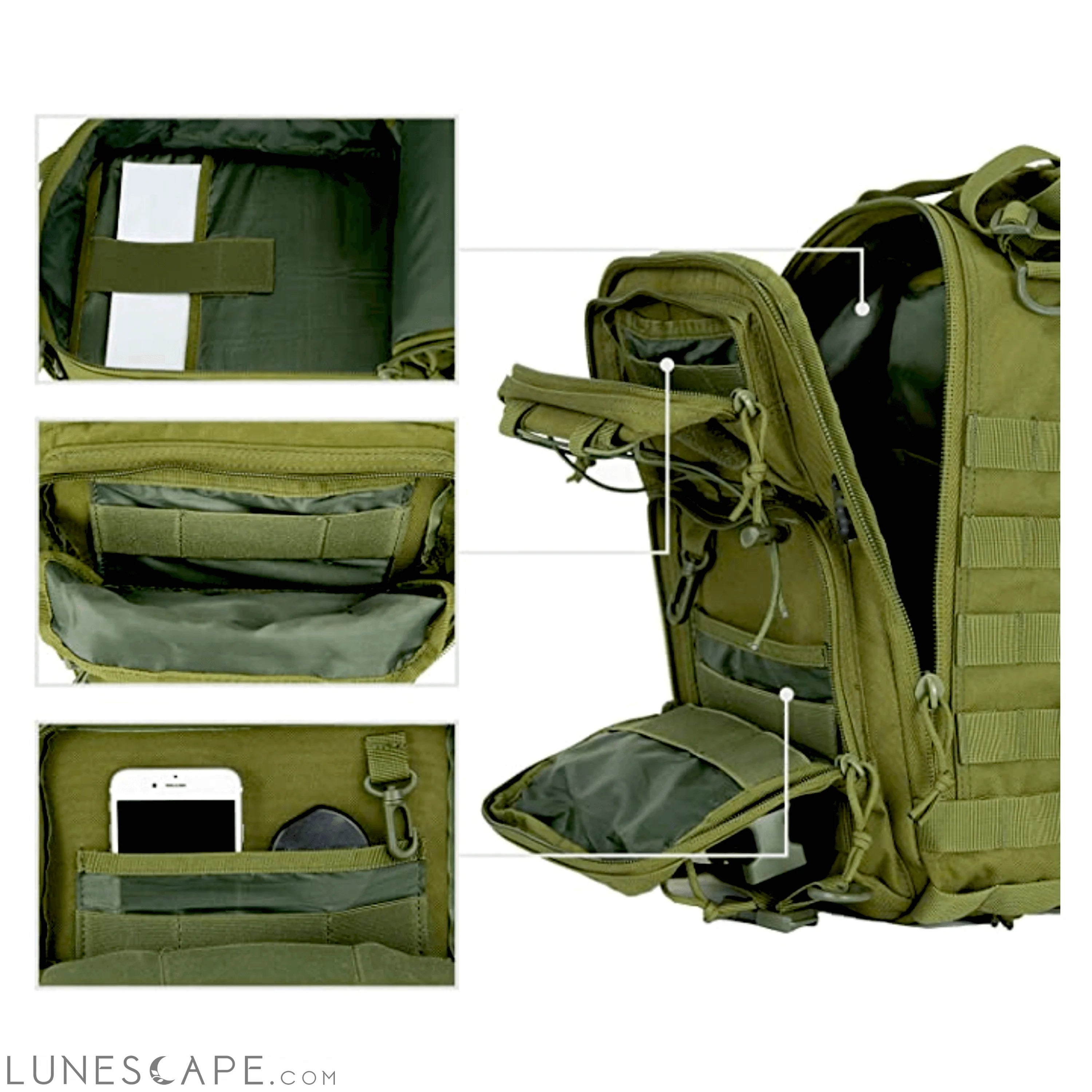 Tactical 15L Medium Sling Range Bag LUNESCAPE