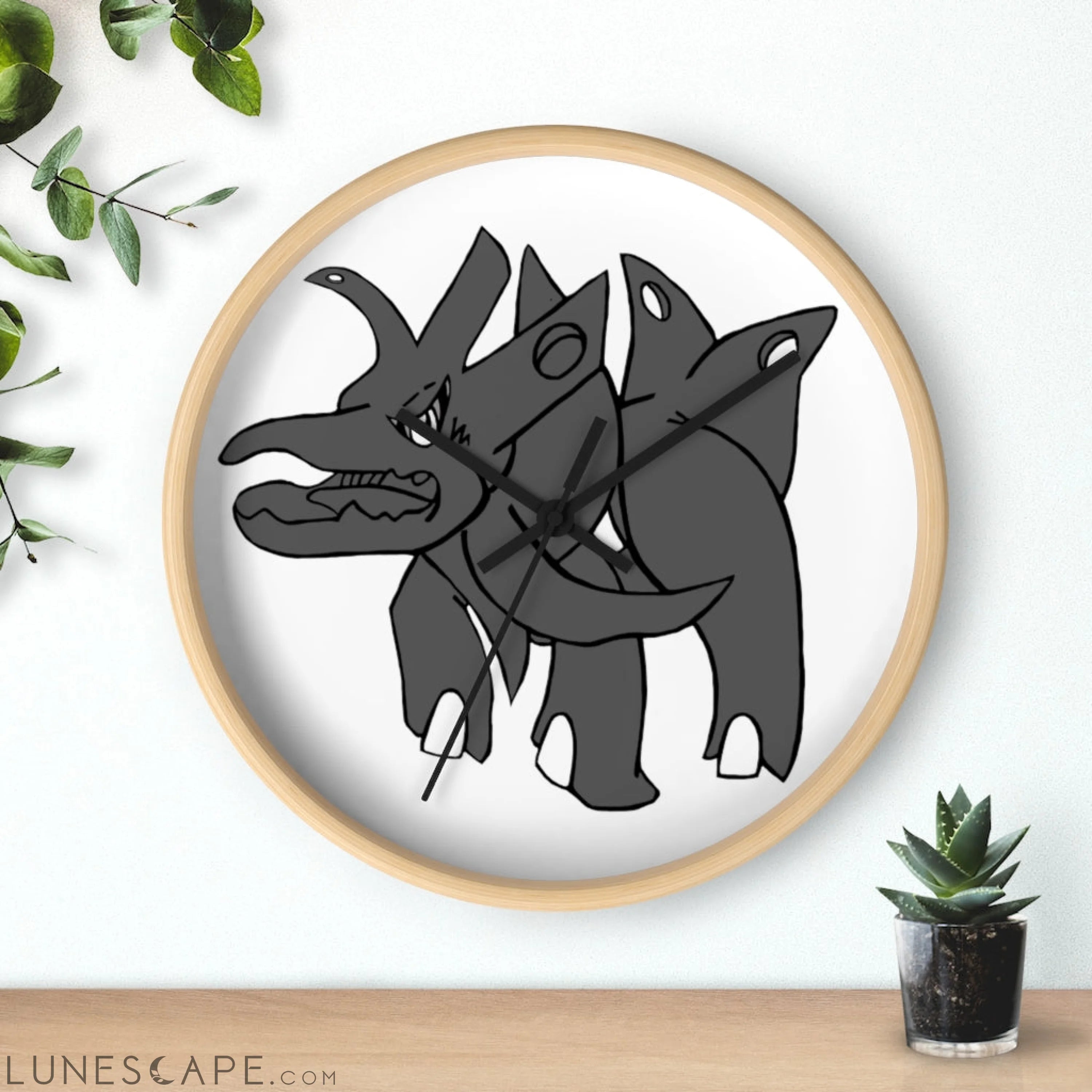 Tanktron Wall clock LUNESCAPE