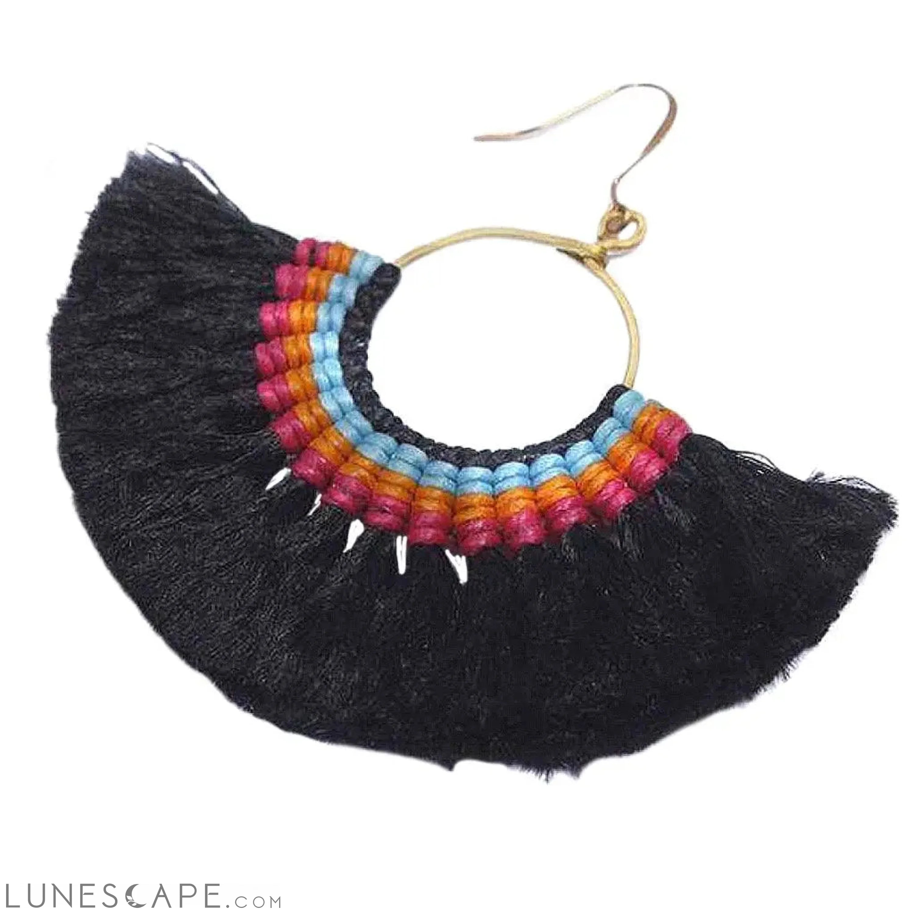 Tassel Fan Earrings LUNESCAPE