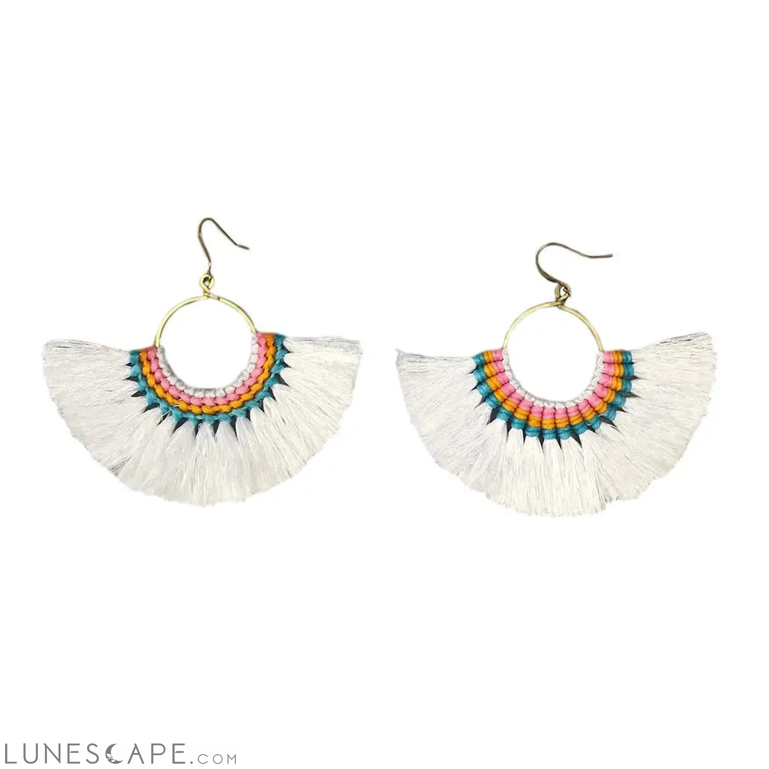 Tassel Fan Earrings LUNESCAPE