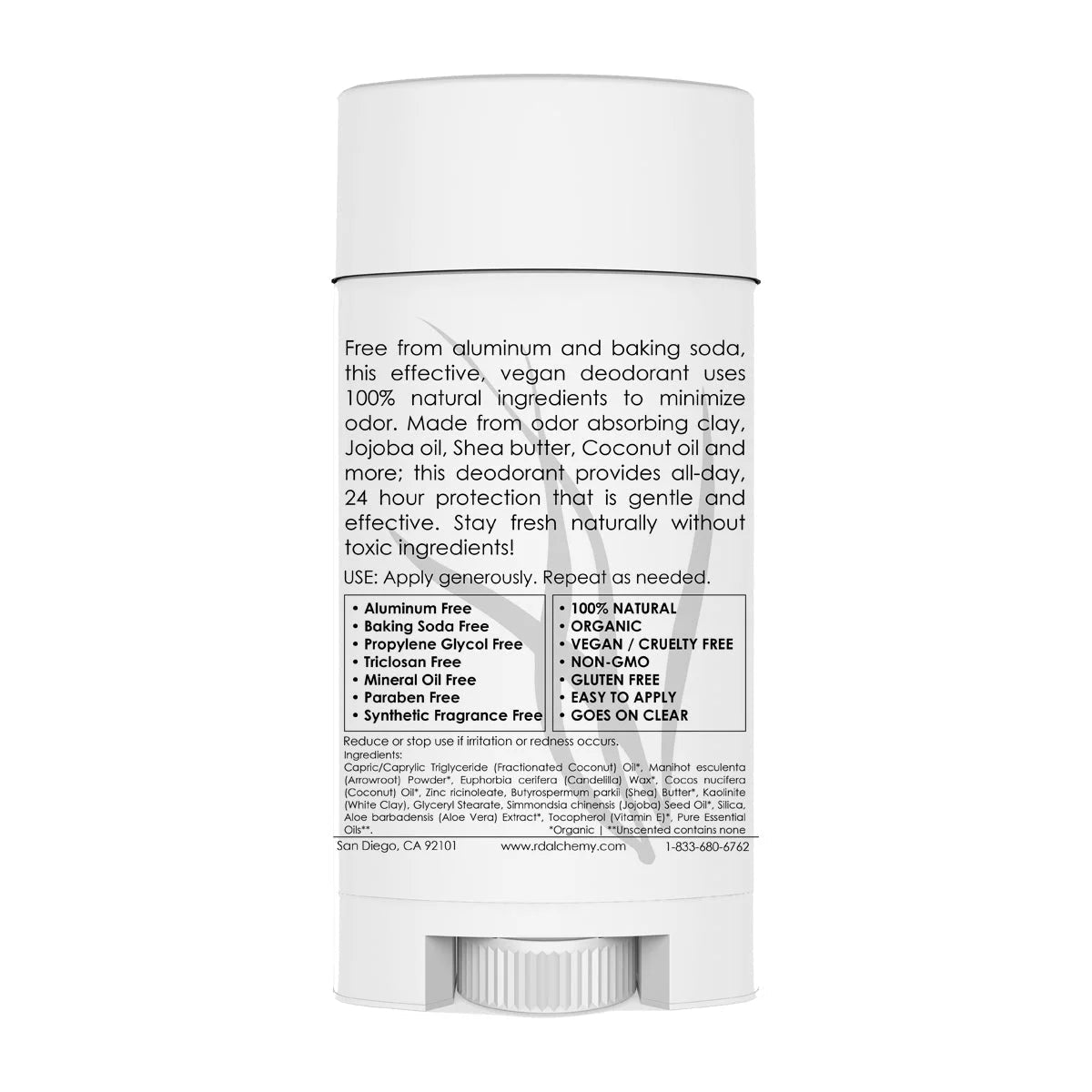 Tea Tree & Clary Sage Semi-Solid Stick Deodorant LUNESCAPE