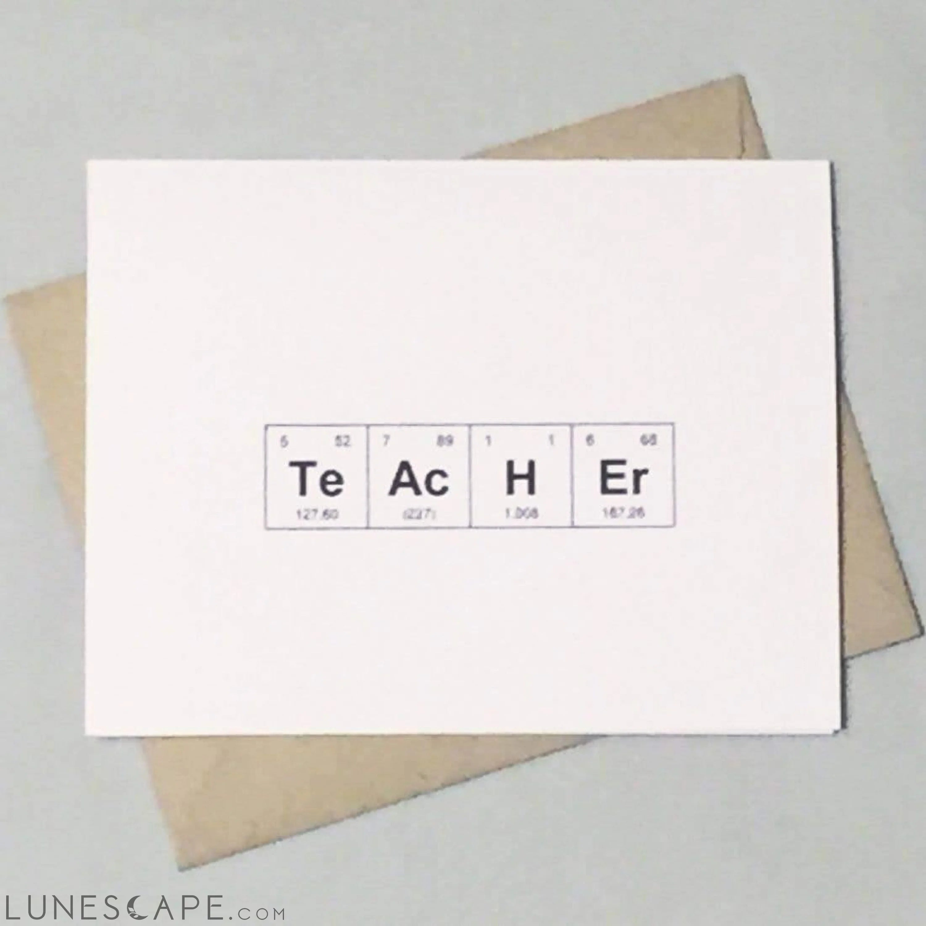 Teacher Sentimental Elements Card LUNESCAPE