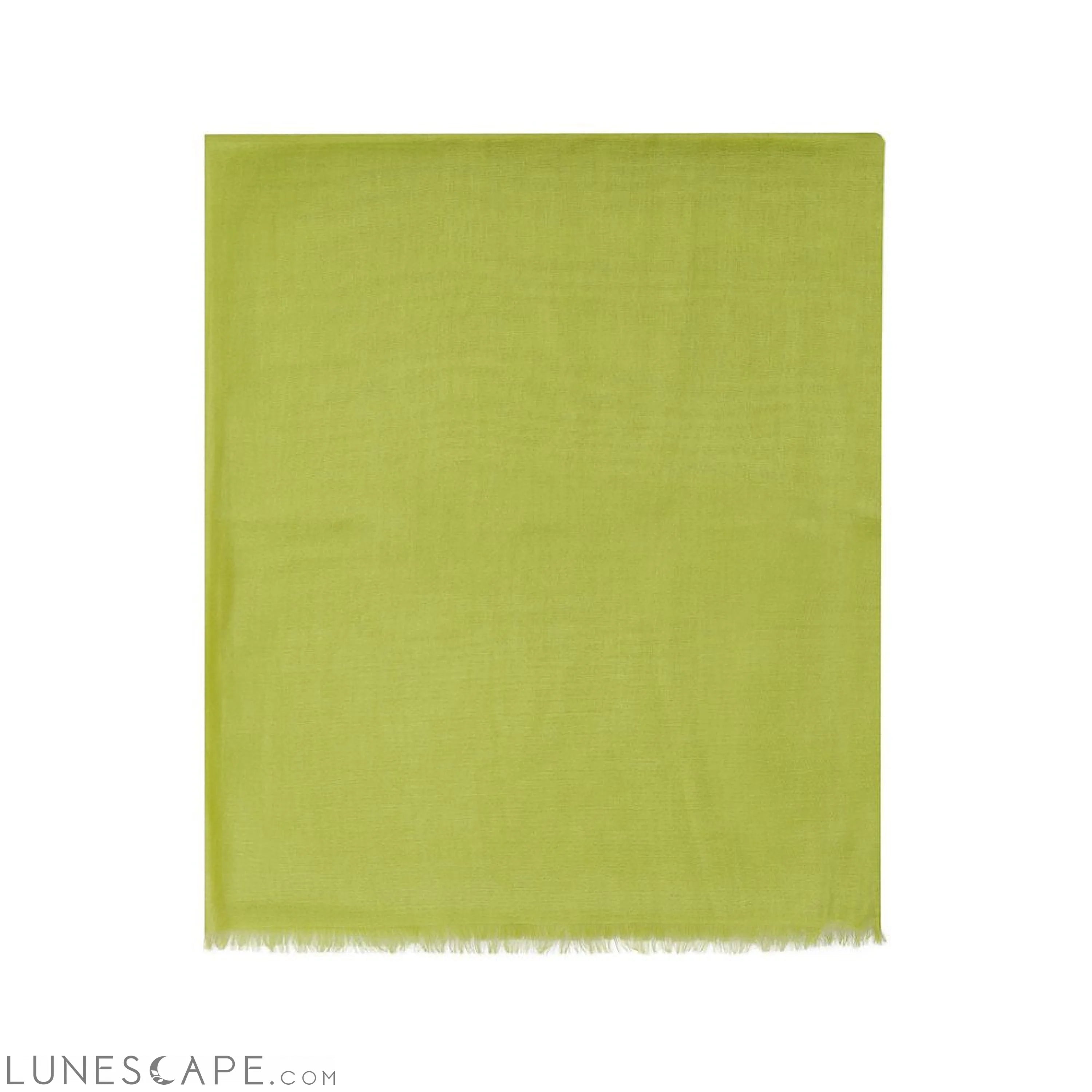 Tessitura di Novara Green Cashemere Scarf LUNESCAPE