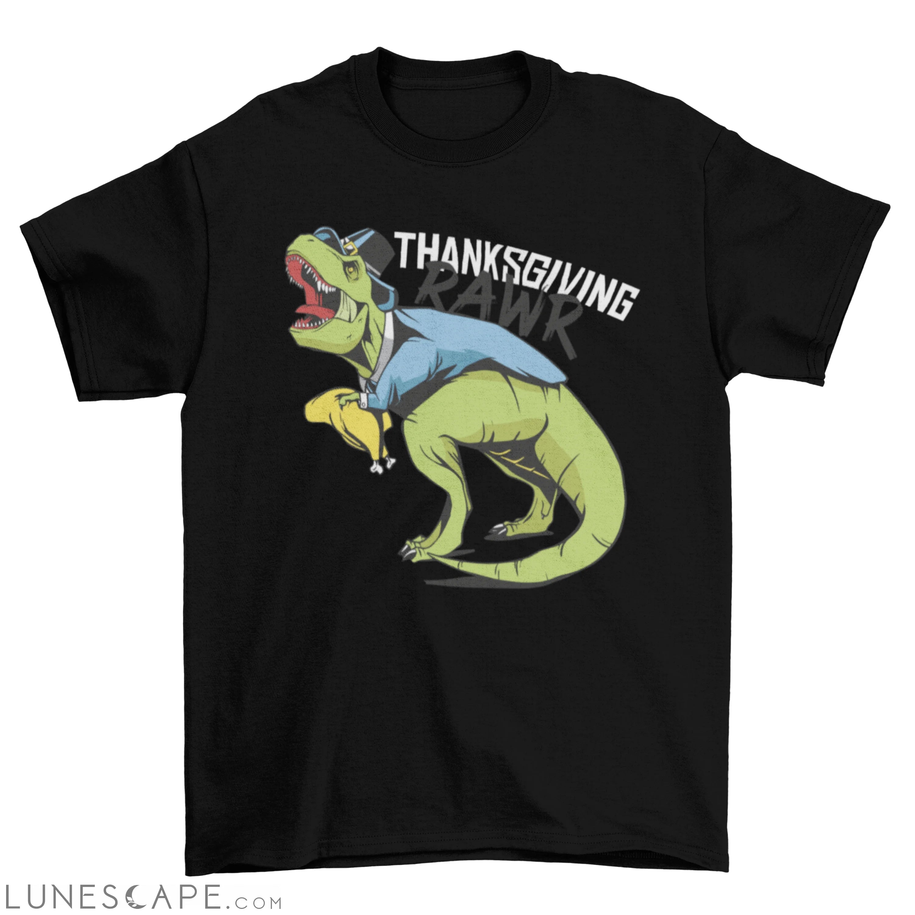 Thanksgiving Dinosaur T-shirt LUNESCAPE