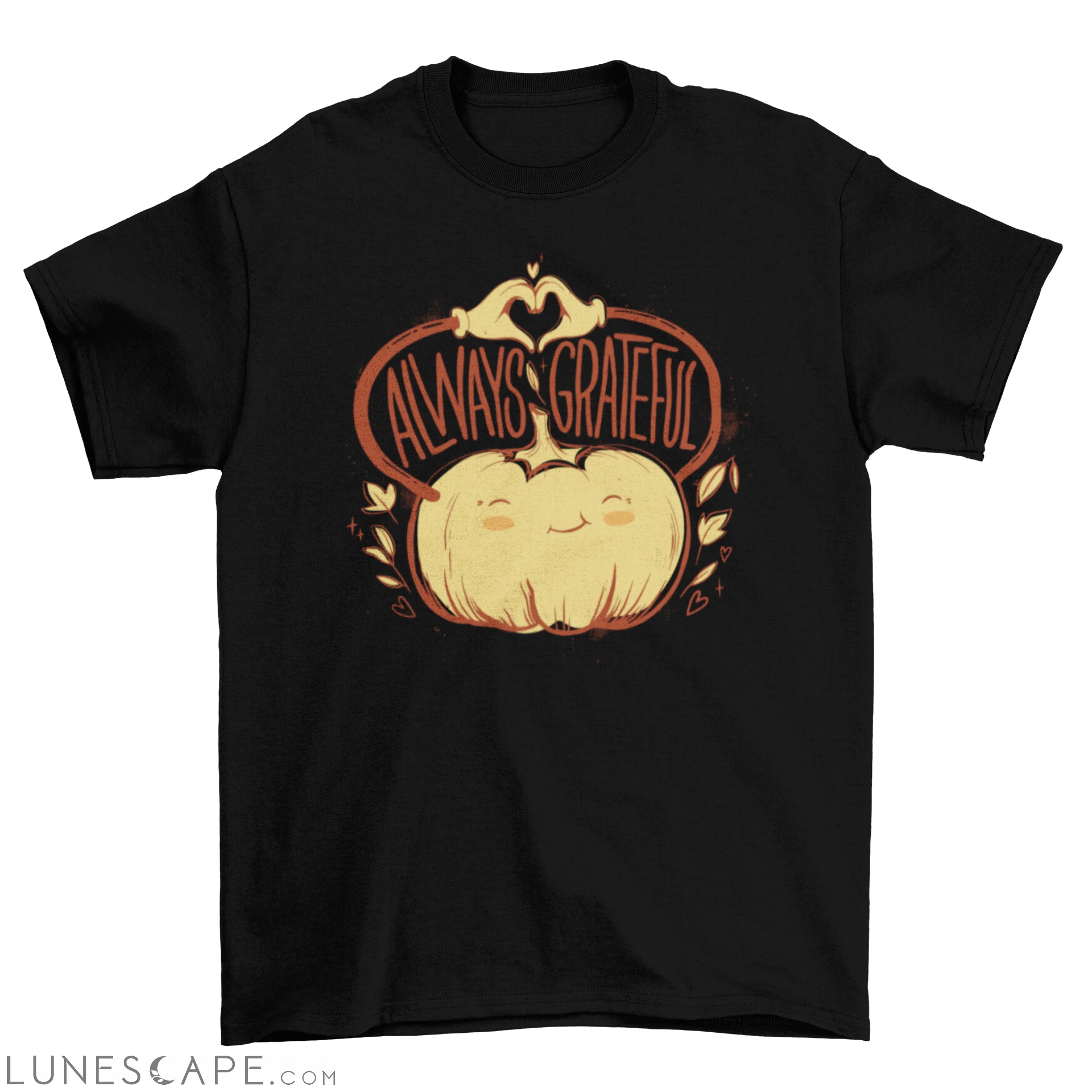 Thanksgiving happy pumpkin t-shirt LUNESCAPE