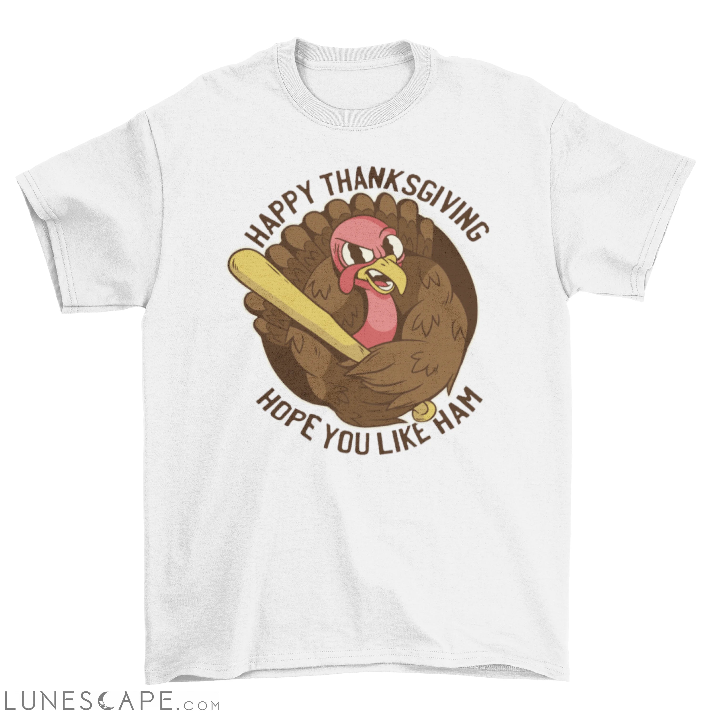 Thanksgiving turkey t-shirt design LUNESCAPE