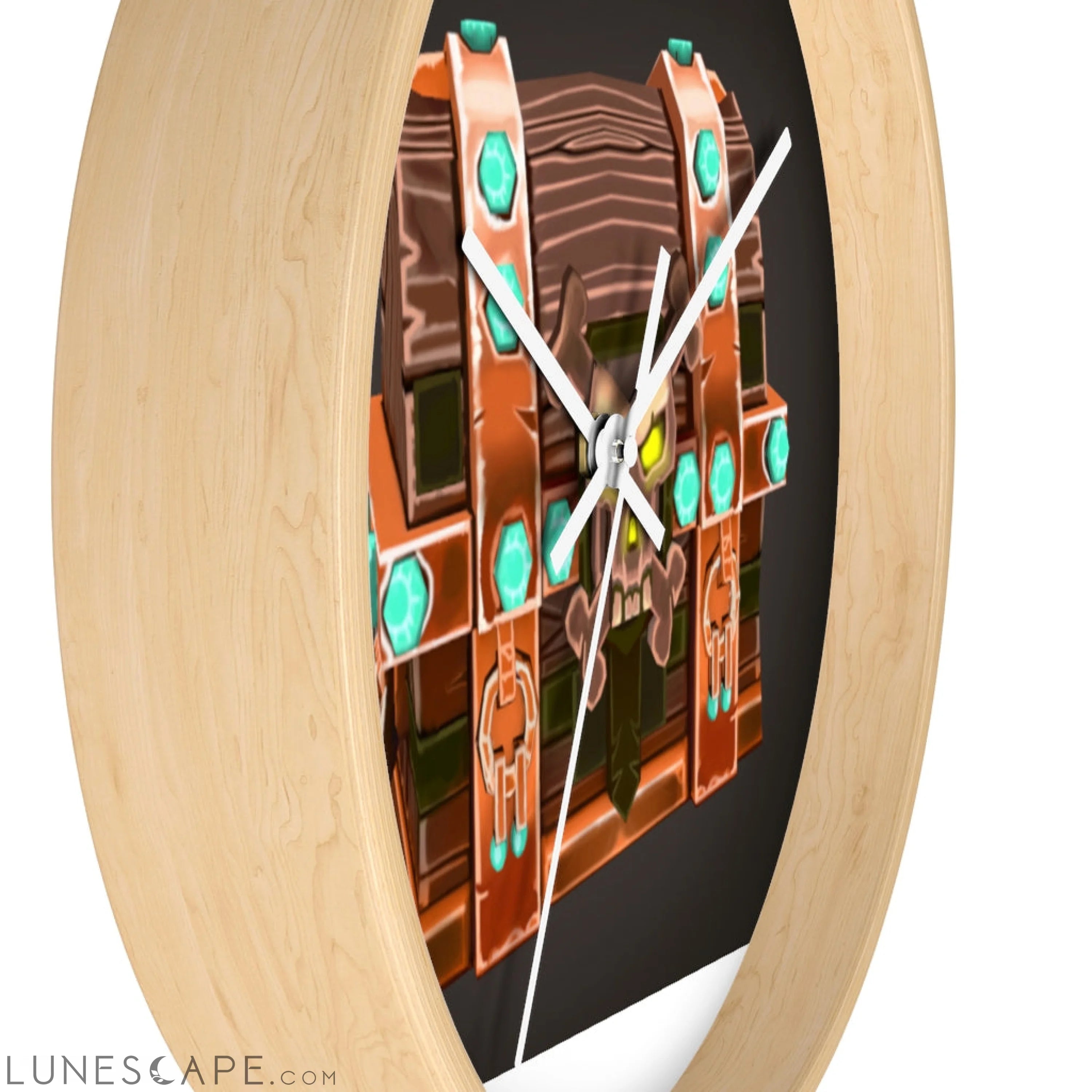 The Bad Bone Wall clock LUNESCAPE