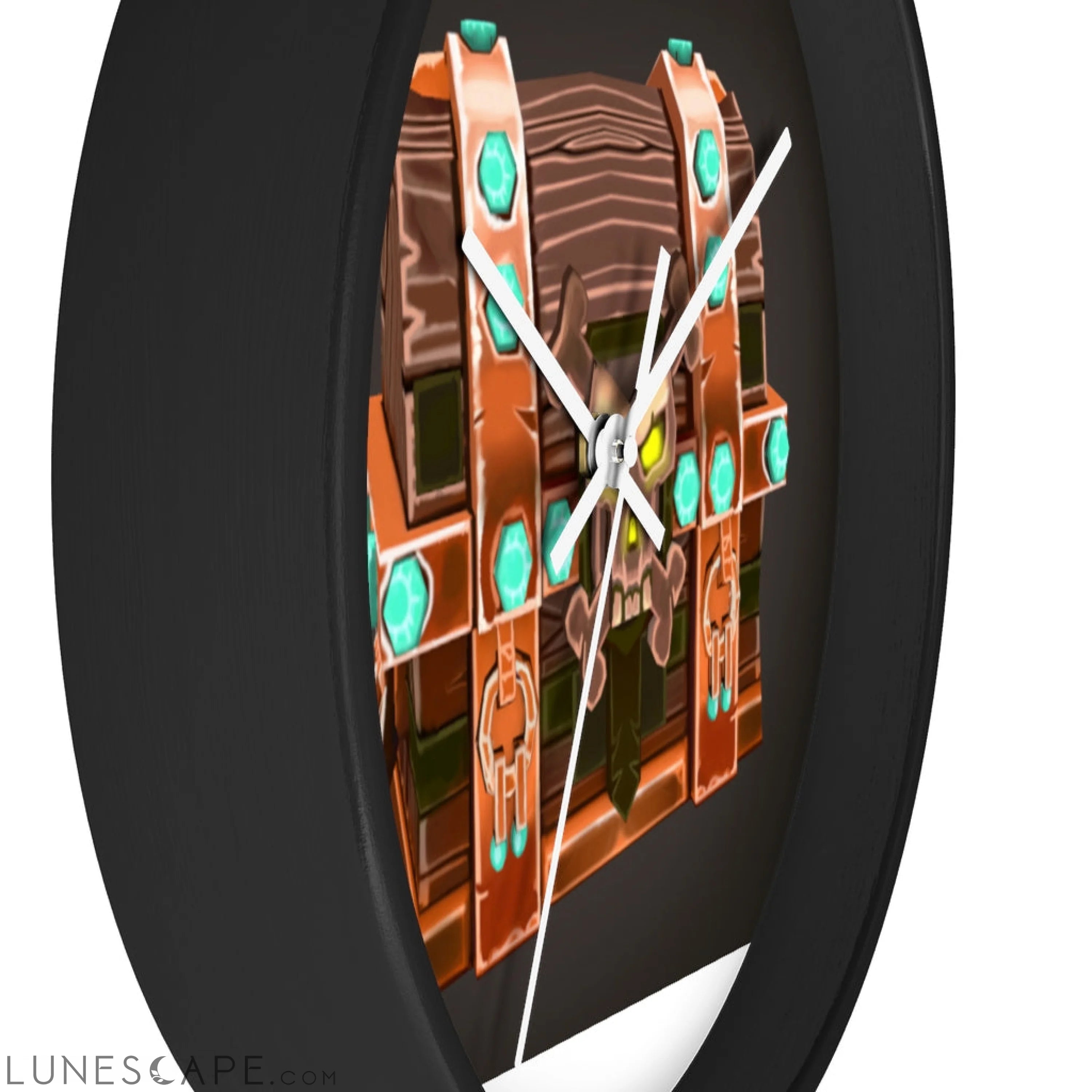 The Bad Bone Wall clock LUNESCAPE