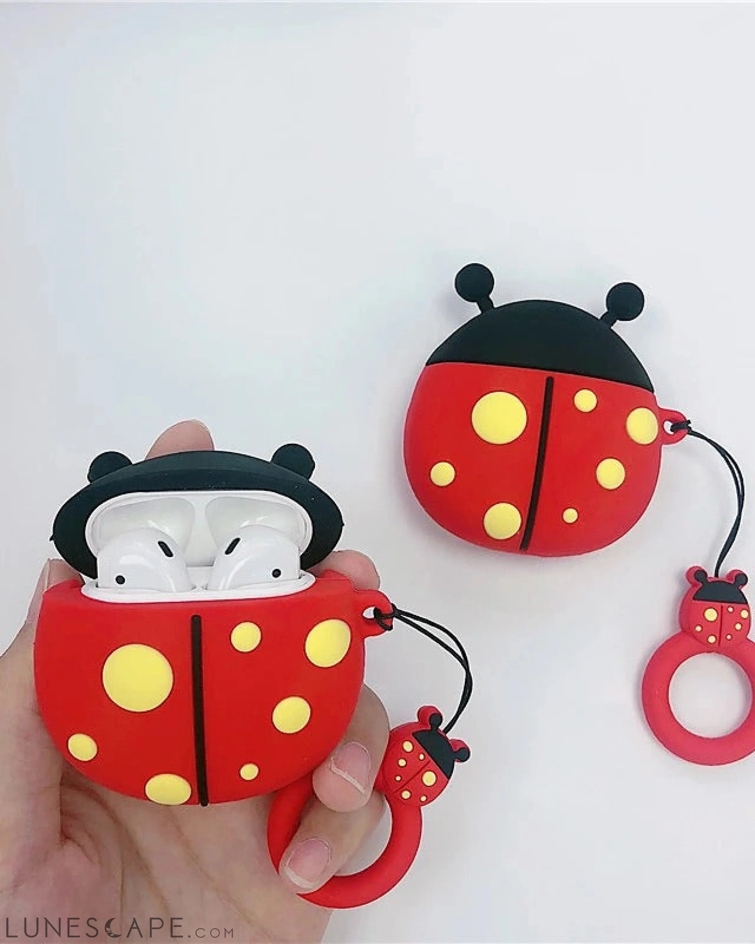The Black Ladybug AirPods Case LUNESCAPE