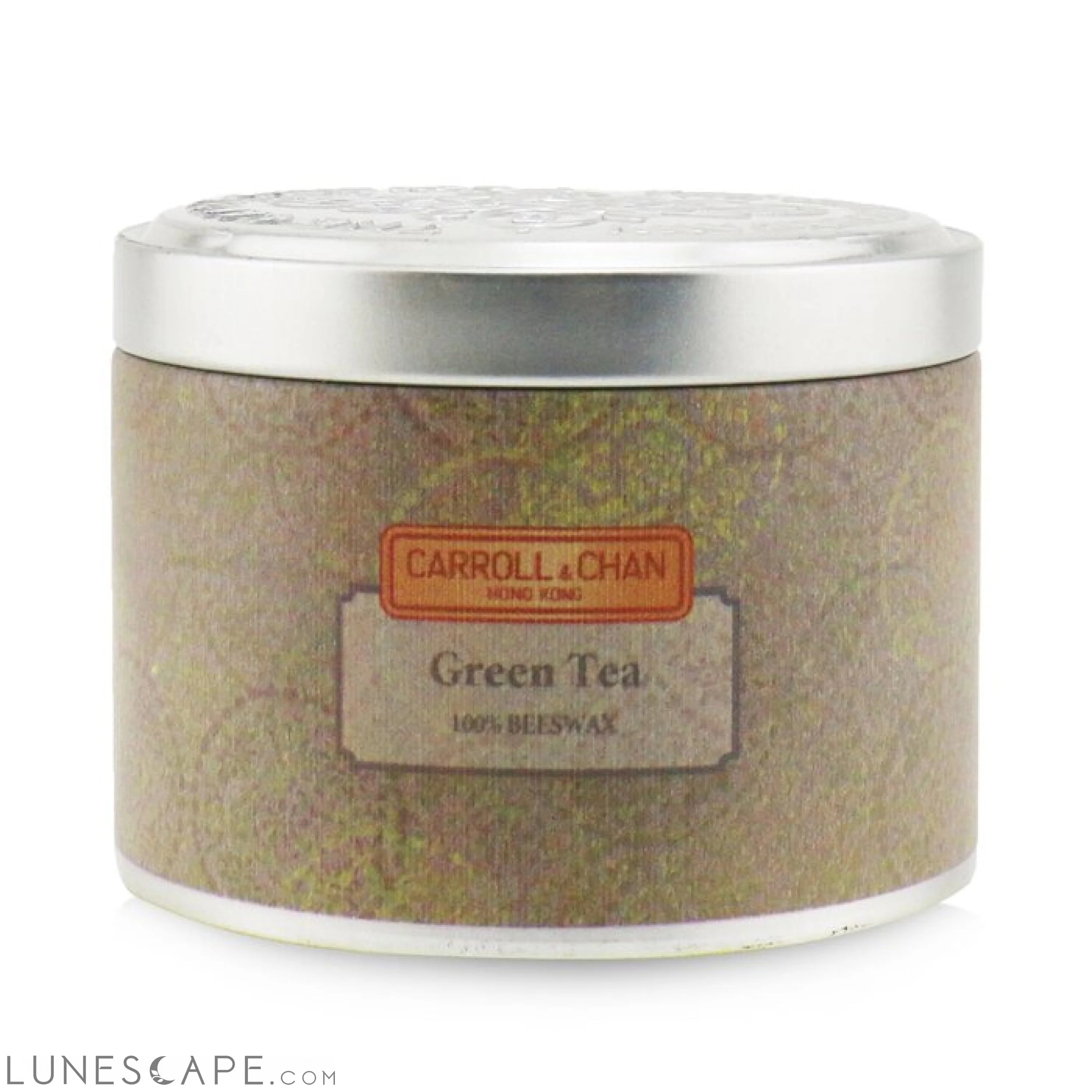 The CANDLE COMPANY (CARROLL & CHAN) - 100% Beeswax Tin Candle - Green Tea LUNESCAPE