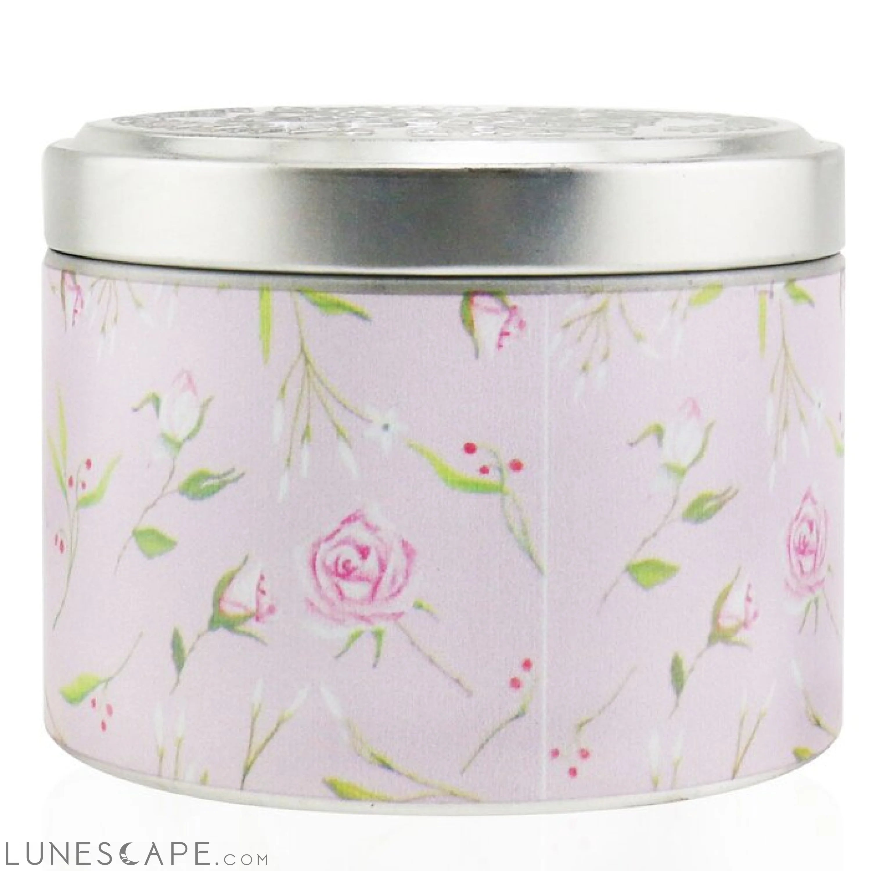 The CANDLE COMPANY (CARROLL & CHAN) - 100% Beeswax Tin Candle - Jasmine Rose Cranberry LUNESCAPE