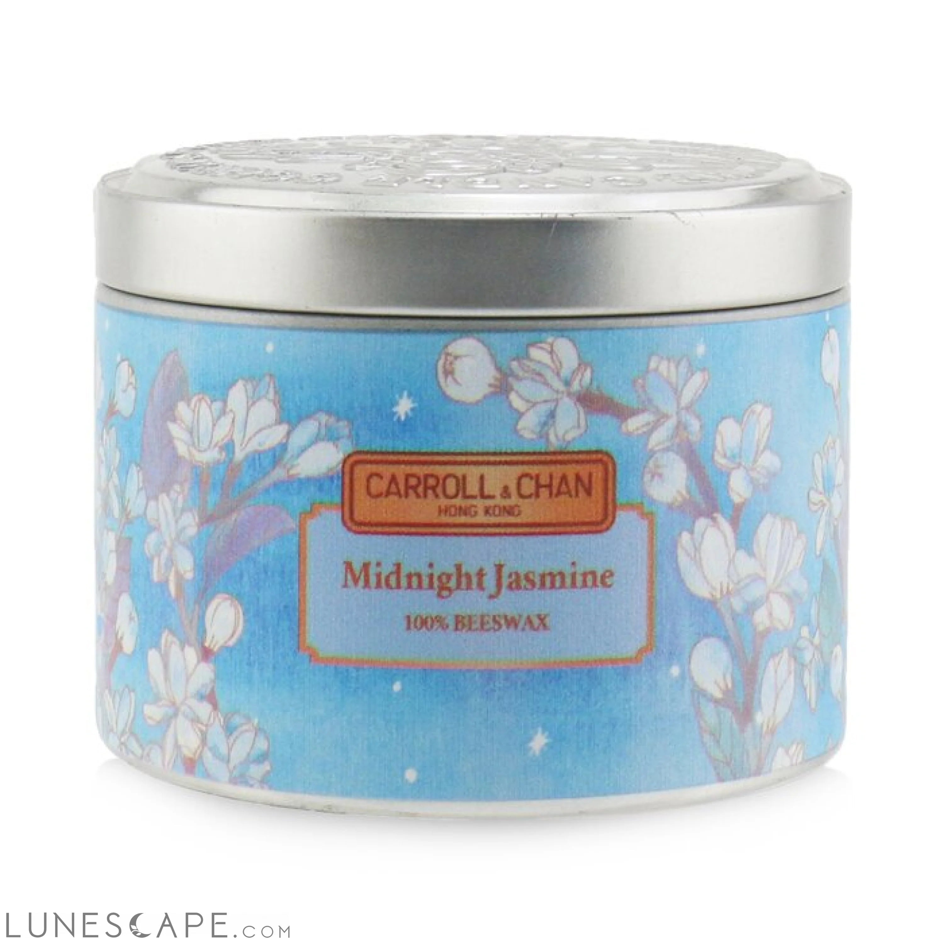 The CANDLE COMPANY (CARROLL & CHAN) - 100% Beeswax Tin Candle - Midnight Jasmine LUNESCAPE