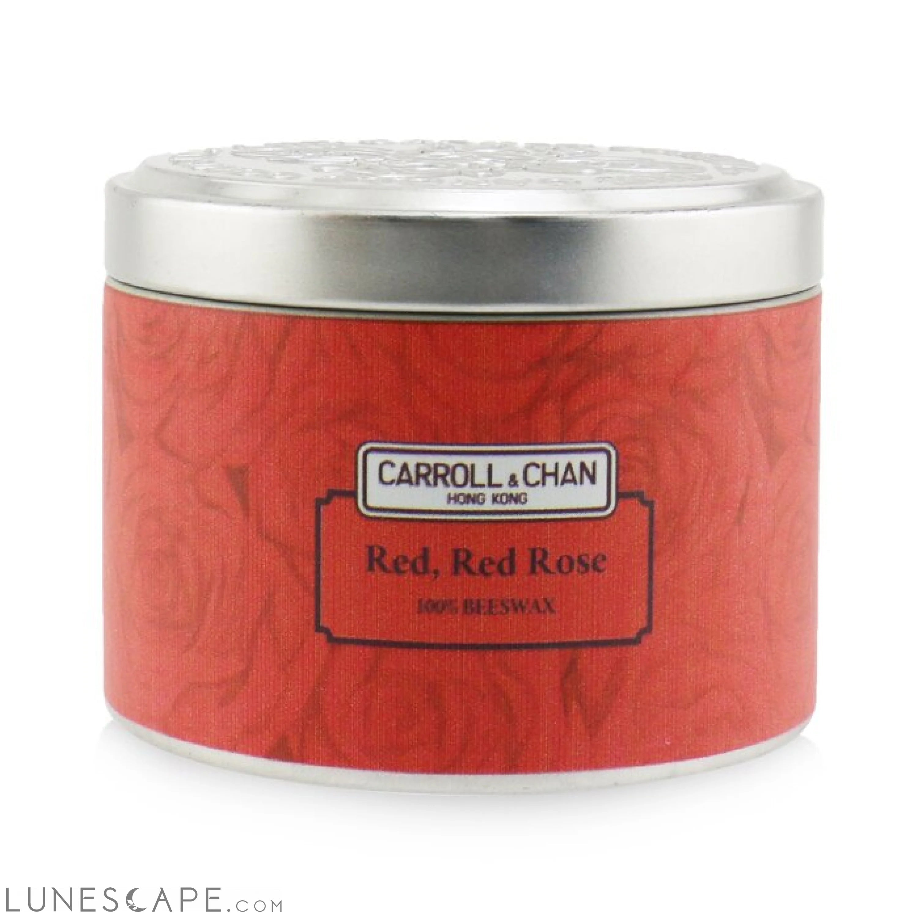 The CANDLE COMPANY (CARROLL & CHAN) - 100% Beeswax Tin Candle - Red Red Rose LUNESCAPE