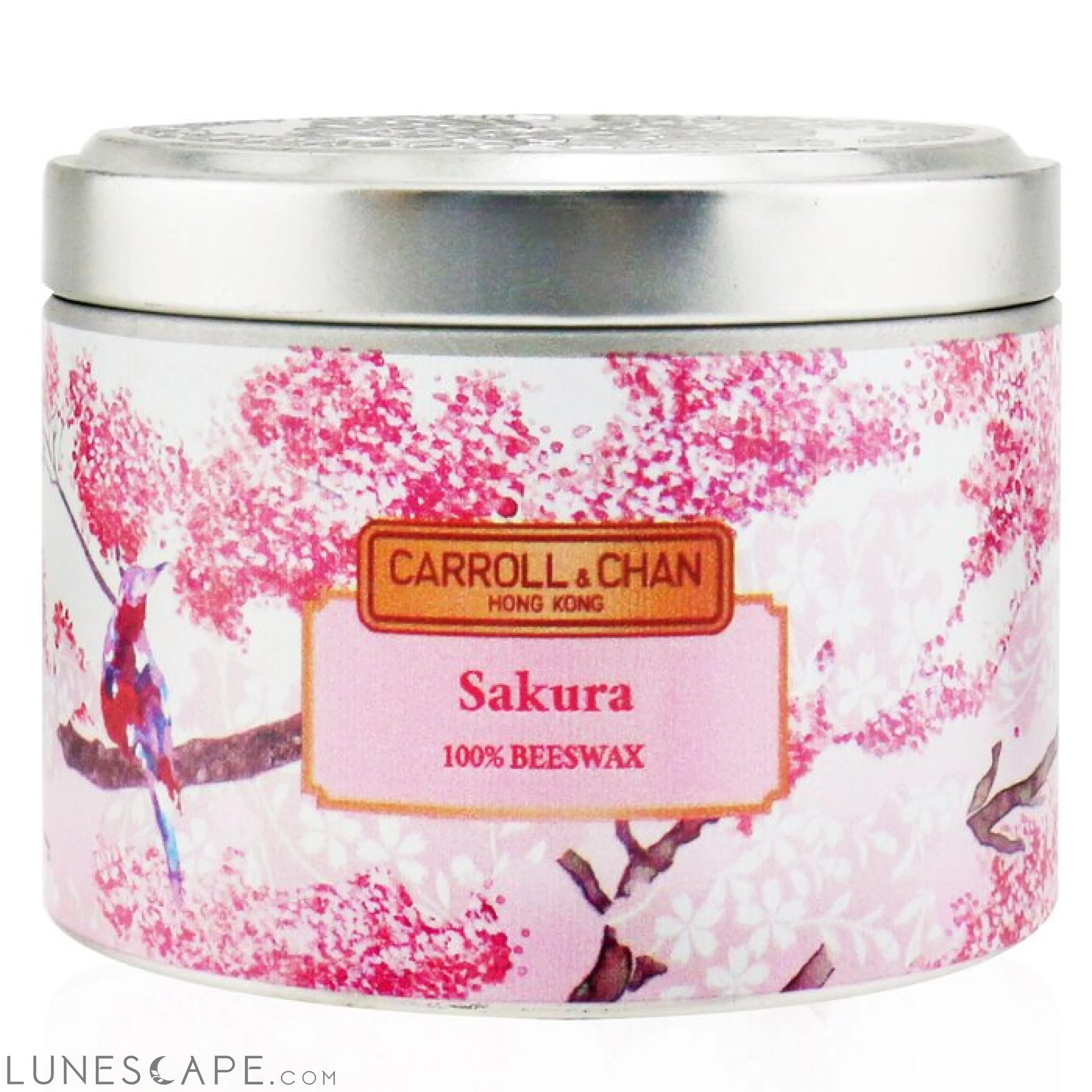 The CANDLE COMPANY (CARROLL & CHAN) - 100% Beeswax Tin Candle - Sakura LUNESCAPE