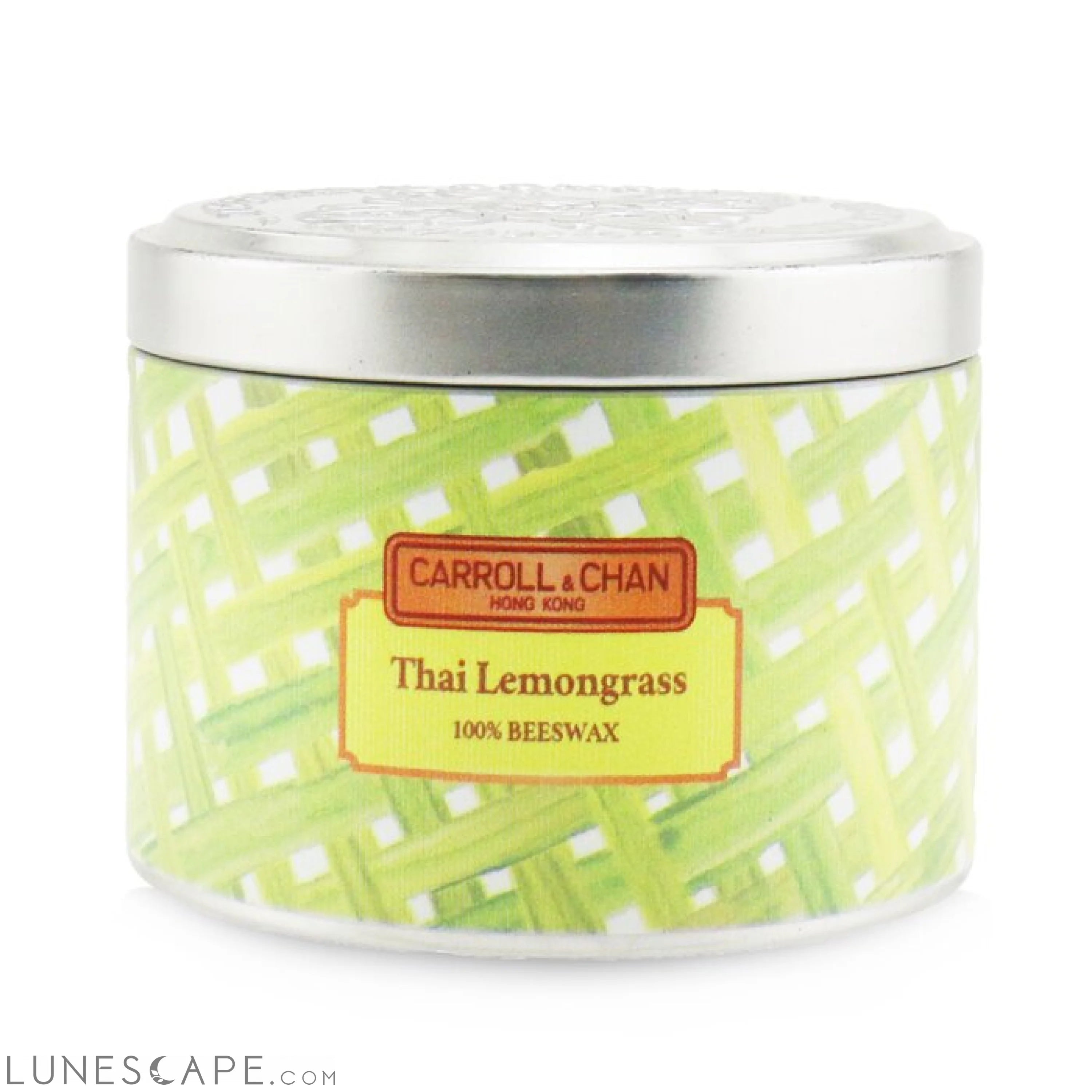 The CANDLE COMPANY (CARROLL & CHAN) - 100% Beeswax Tin Candle - Thai Lemongrass LUNESCAPE