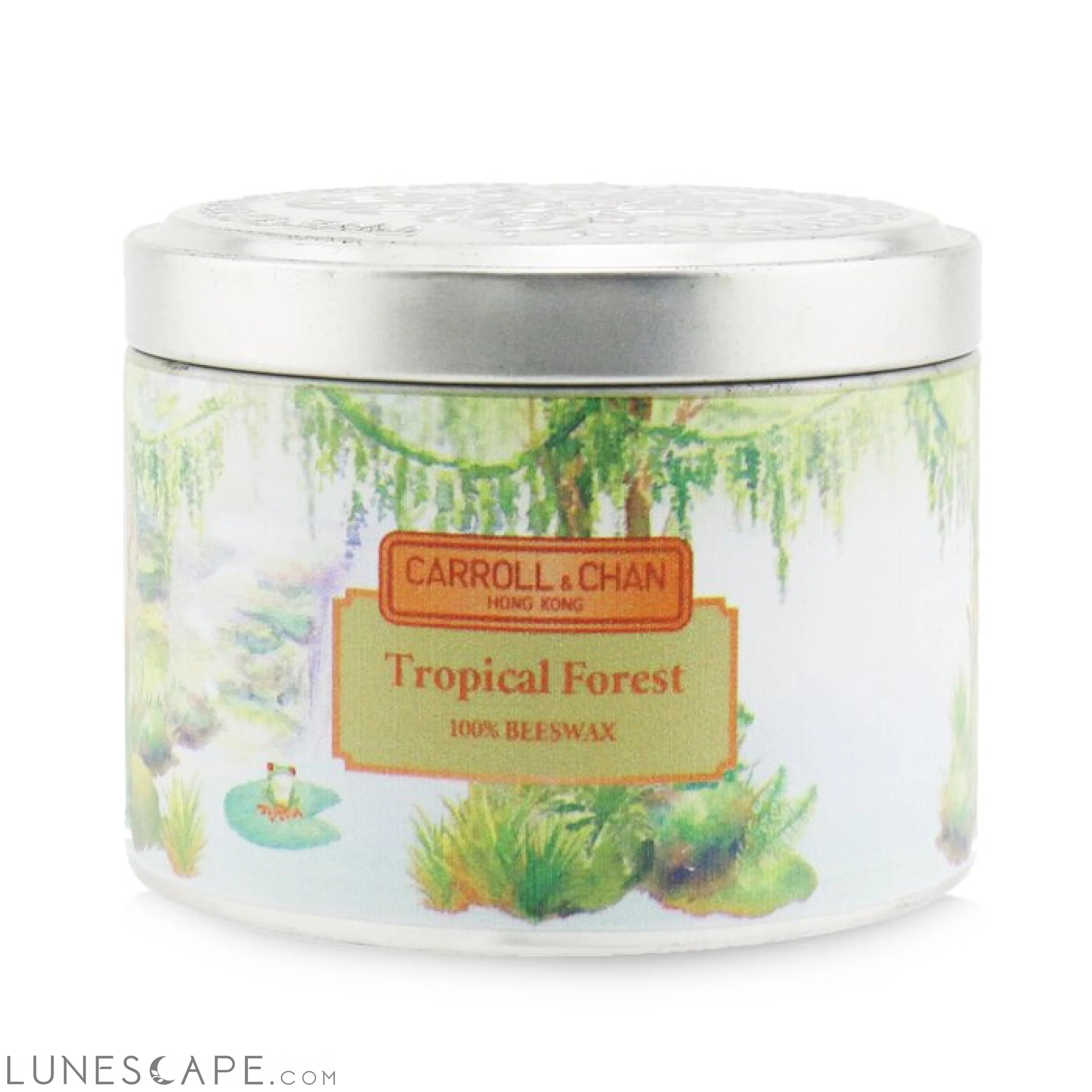 The CANDLE COMPANY (CARROLL & CHAN) - 100% Beeswax Tin Candle - Tropical Forest LUNESCAPE