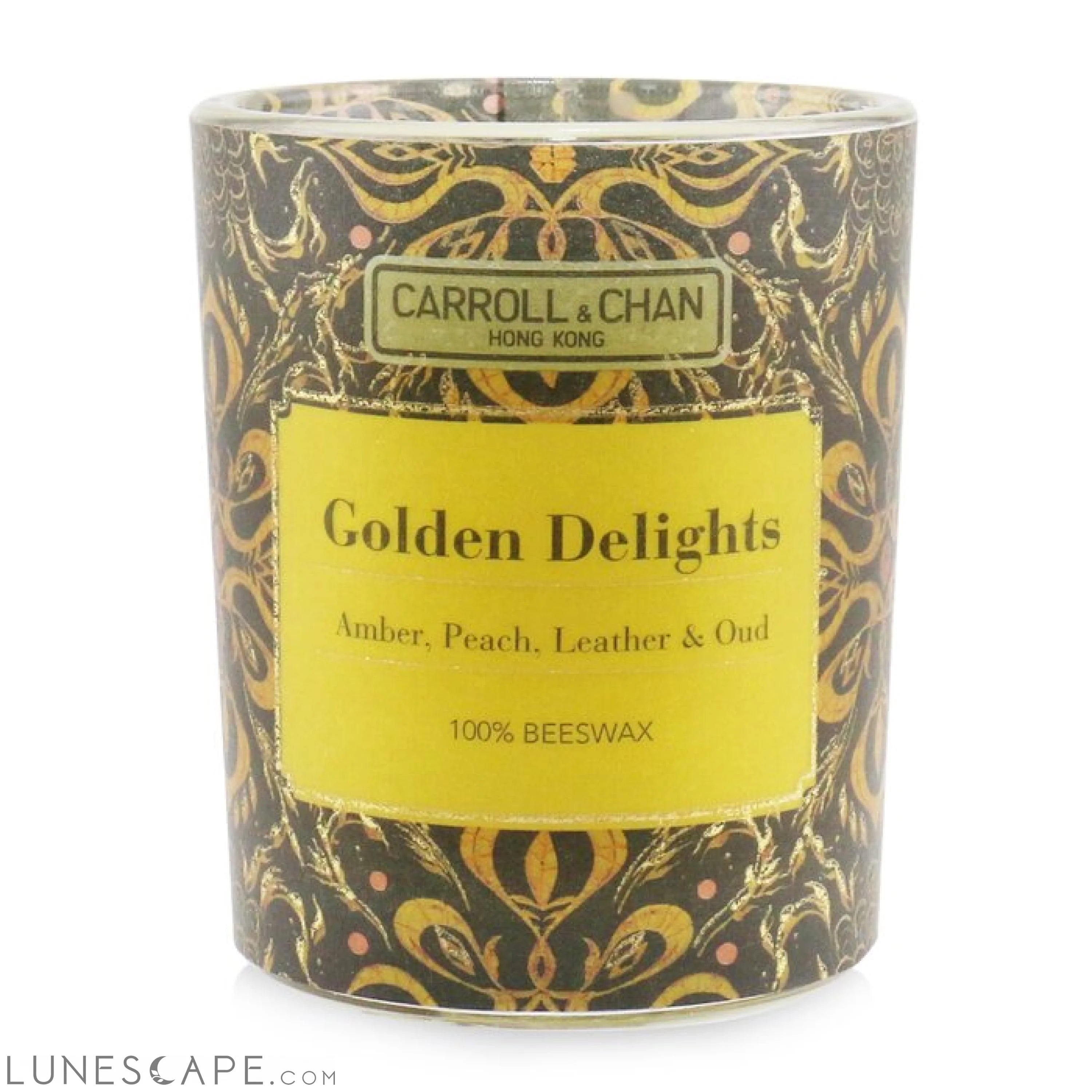 The CANDLE COMPANY (CARROLL & CHAN) - 100% Beeswax Votive Candle - Golden Delights LUNESCAPE