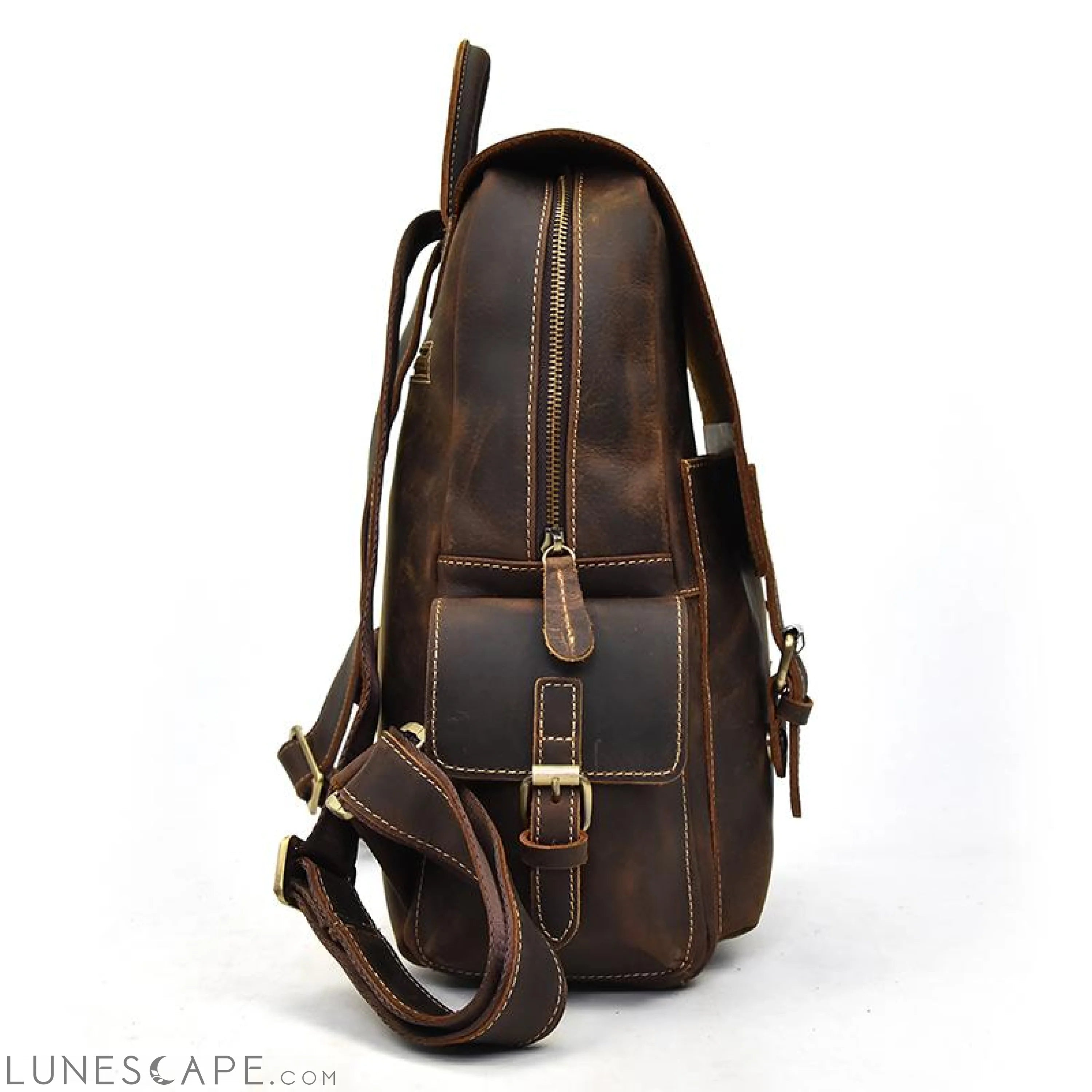 The Freja Backpack | Handcrafted Leather Backpack LUNESCAPE