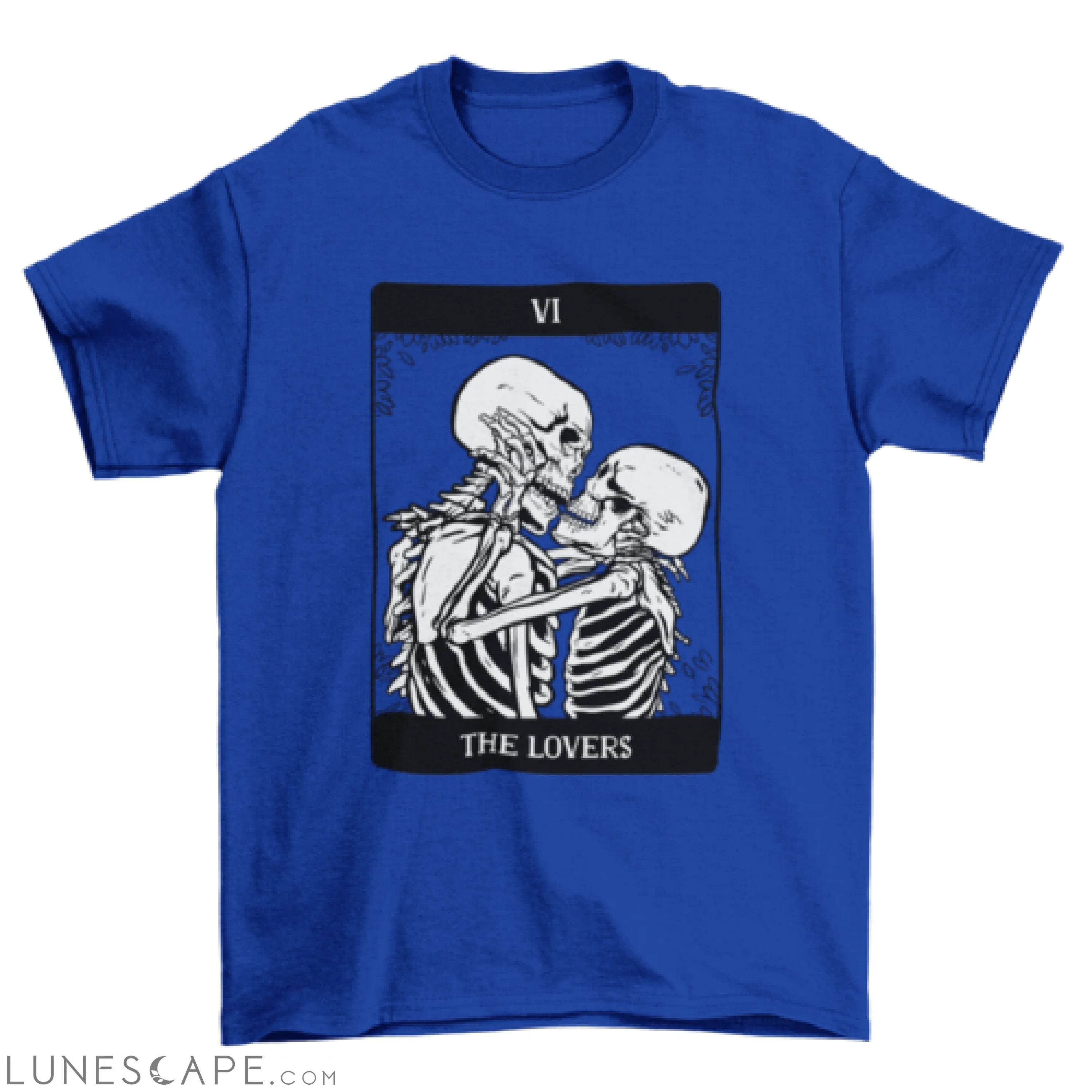 The lovers card t-shirt design LUNESCAPE