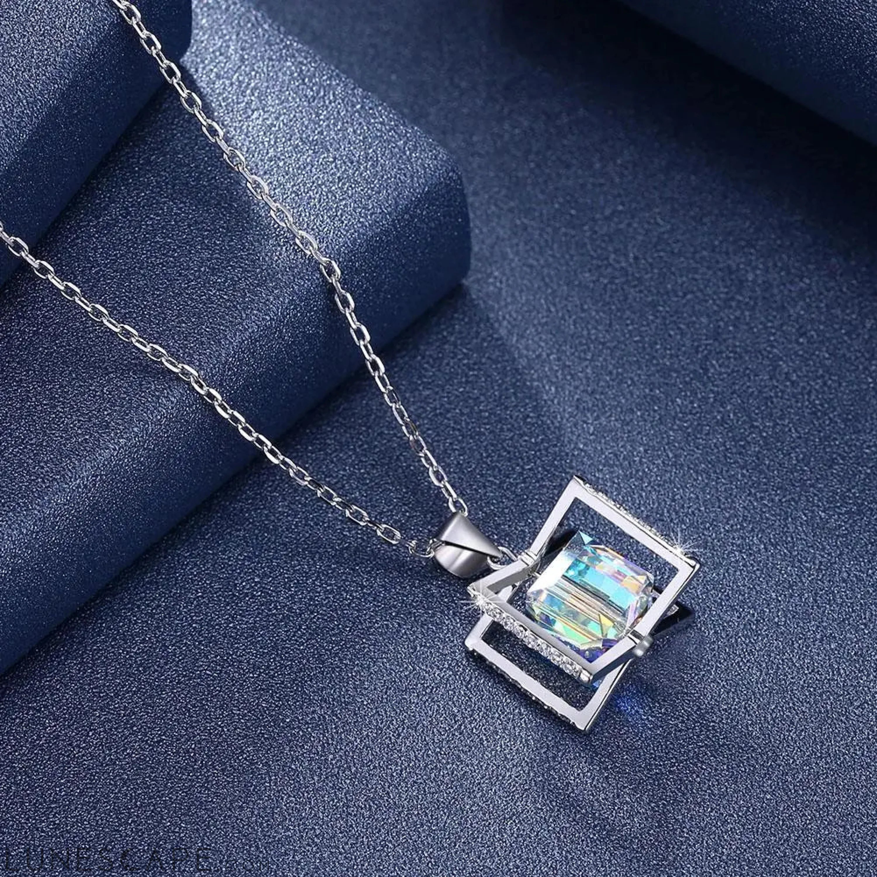 The Next Chapter Swarovski Crystal Necklace LUNESCAPE