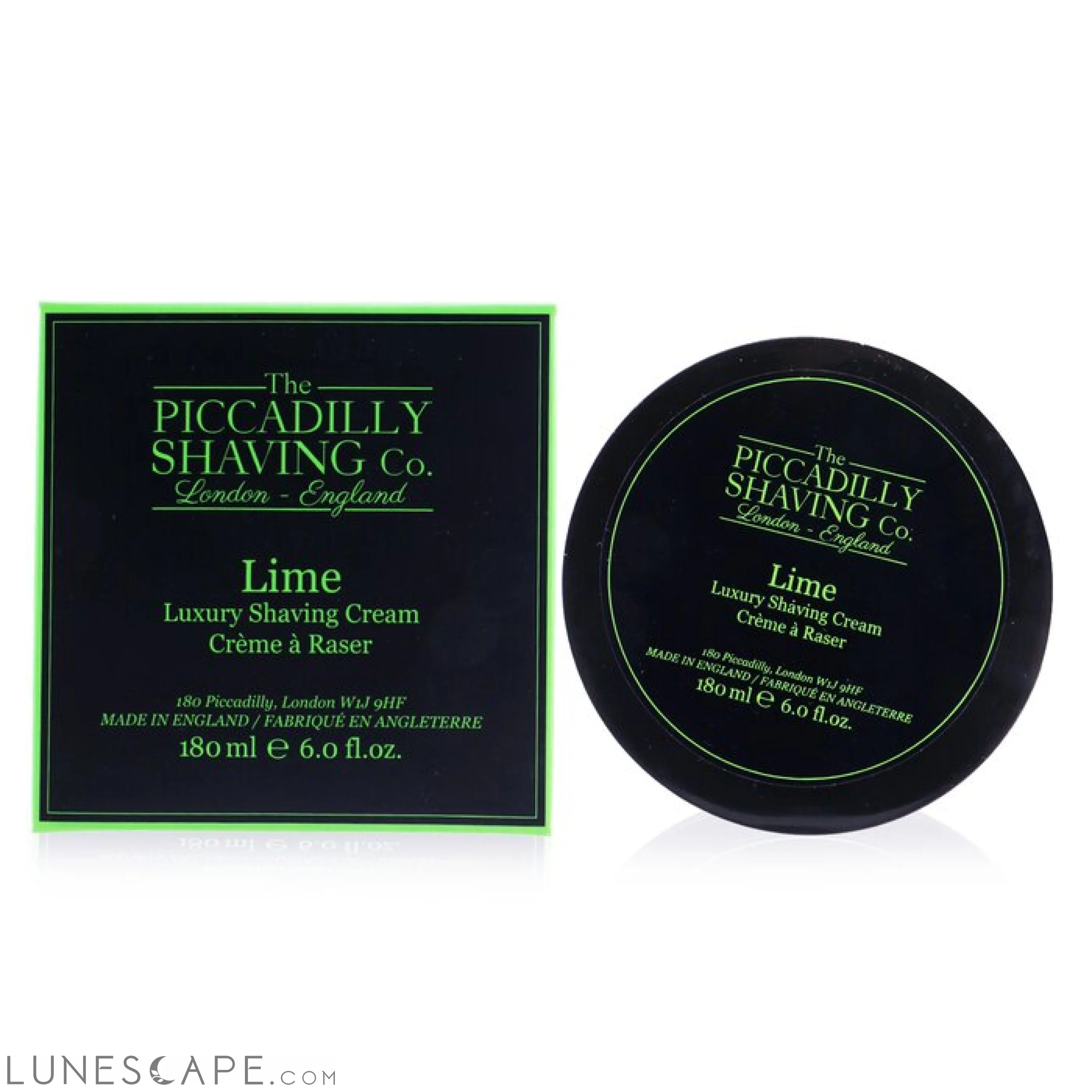 The PICCADILLY SHAVING CO. - Lime Luxury Shaving Cream LUNESCAPE