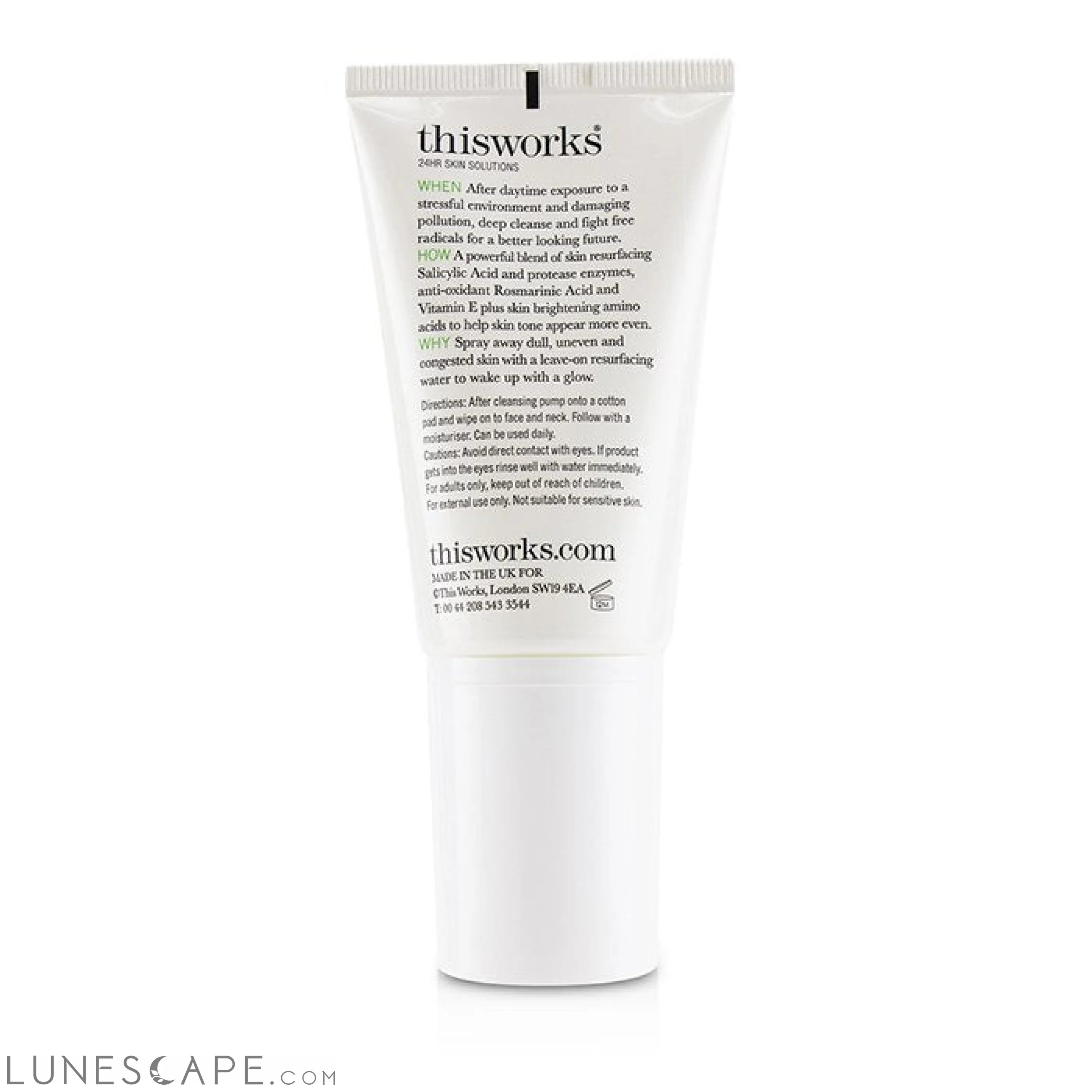 THIS WORKS - Evening Detox Spray-On Exfoliant LUNESCAPE