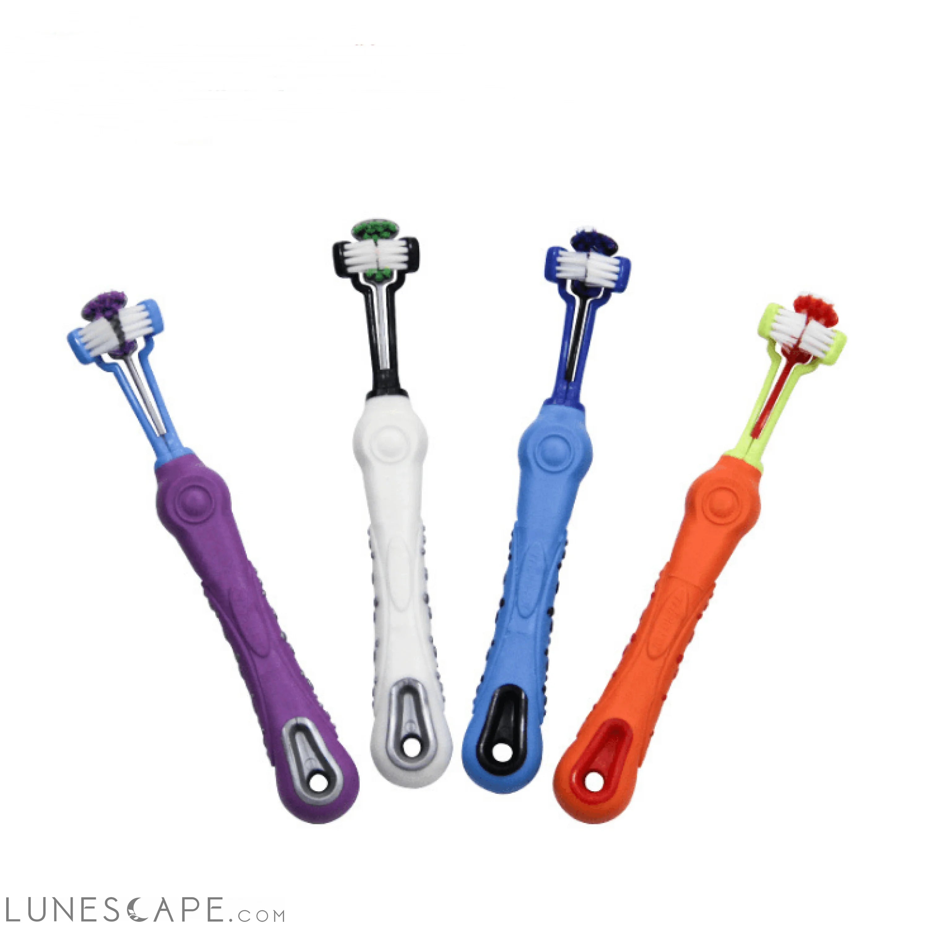 Three-Sided Pet Toothbrush LUNESCAPE