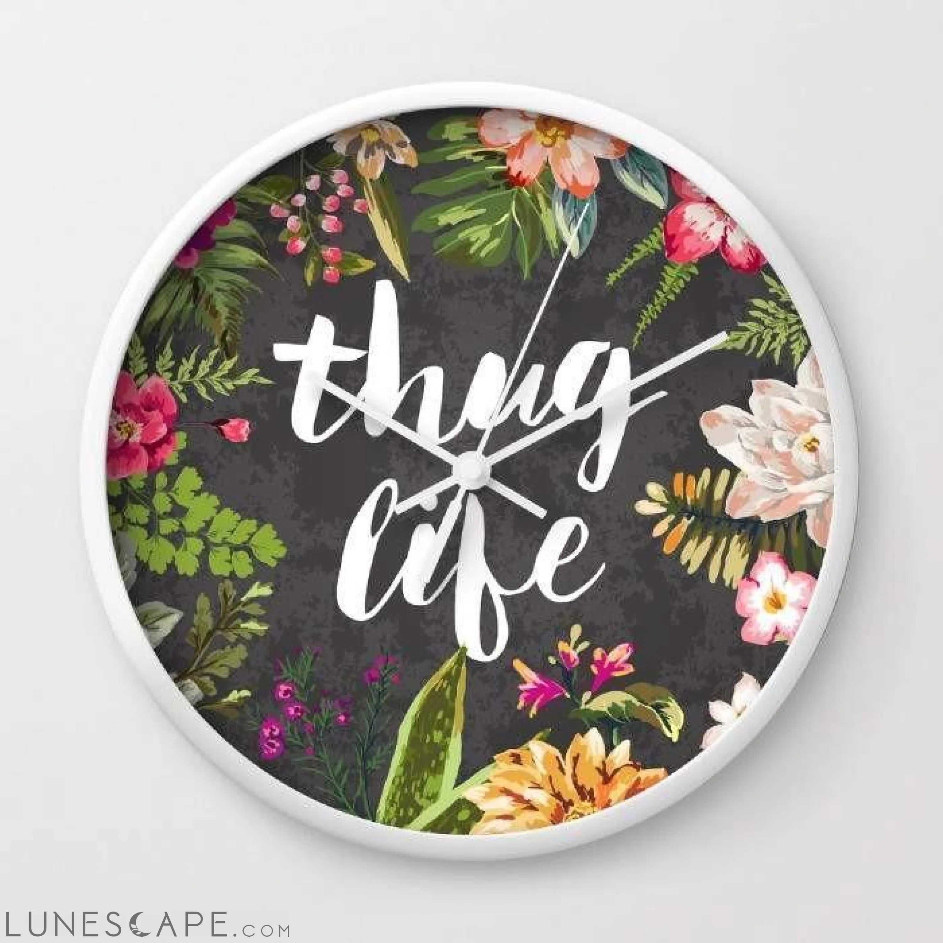 Thug Life Wall Clock LUNESCAPE