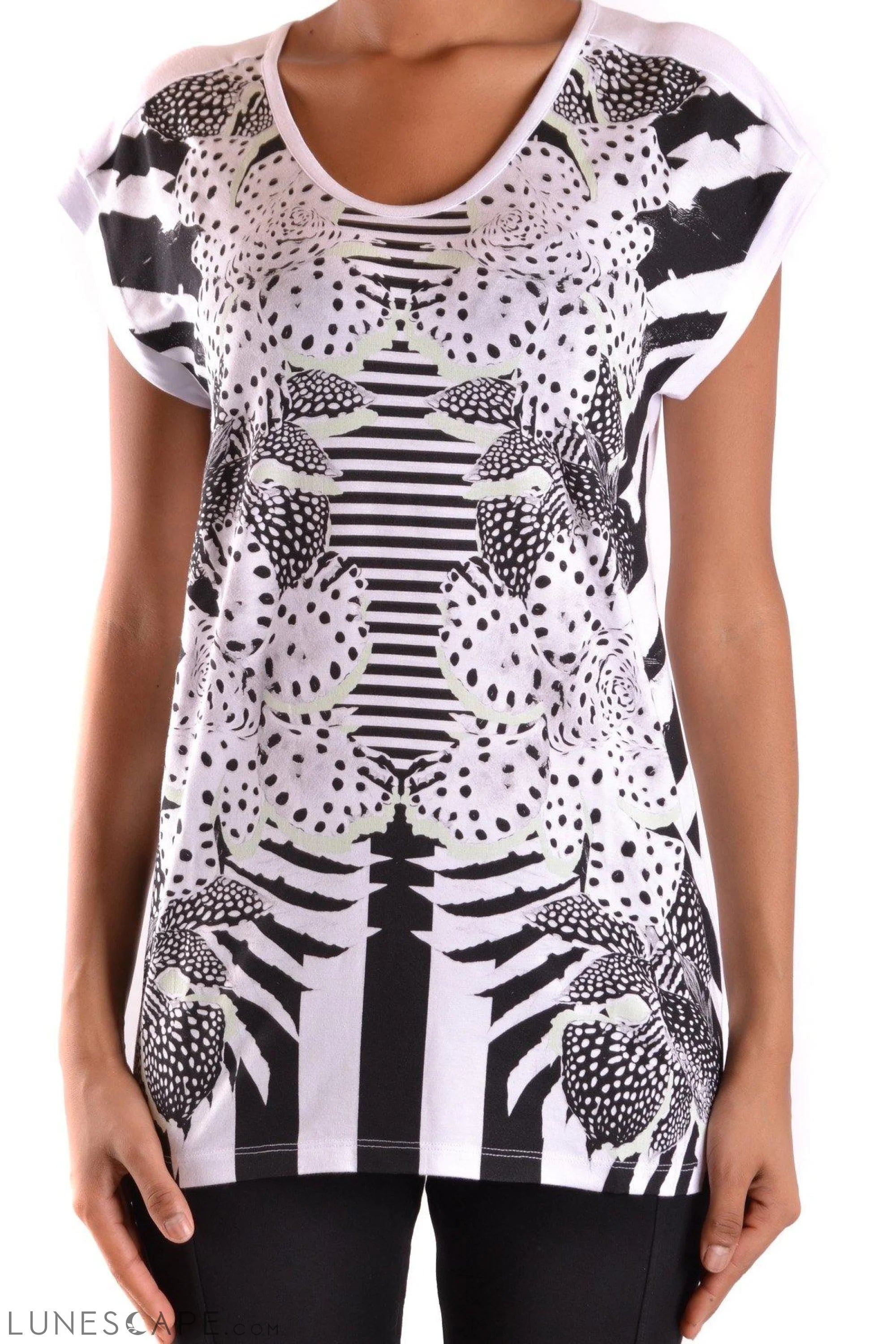 Tiger Print Graphic Tee - Just Cavalli LUNESCAPE